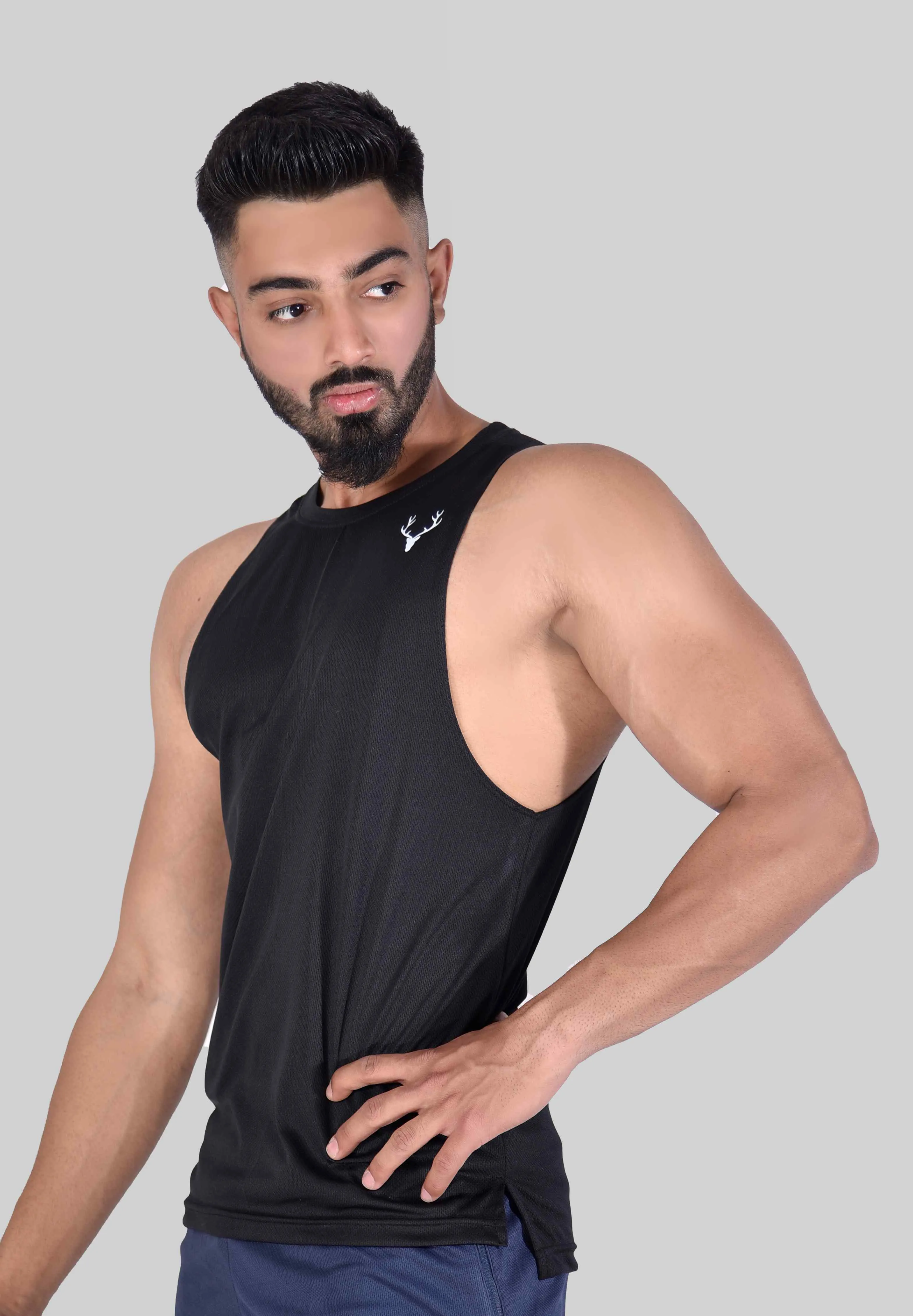 1.0 Dri-Fit Metal Tank Top (Black)