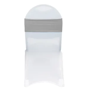 (10 Pack) Spandex Chair Bands in Gray