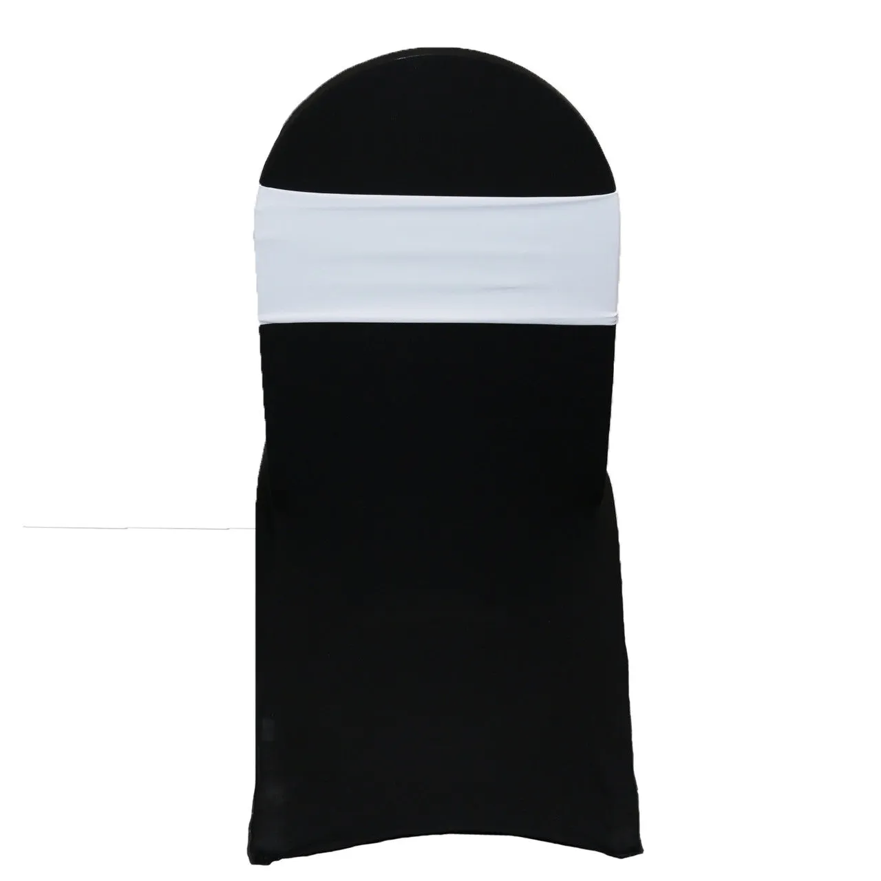 (10 Pack) Spandex Chair Bands in White