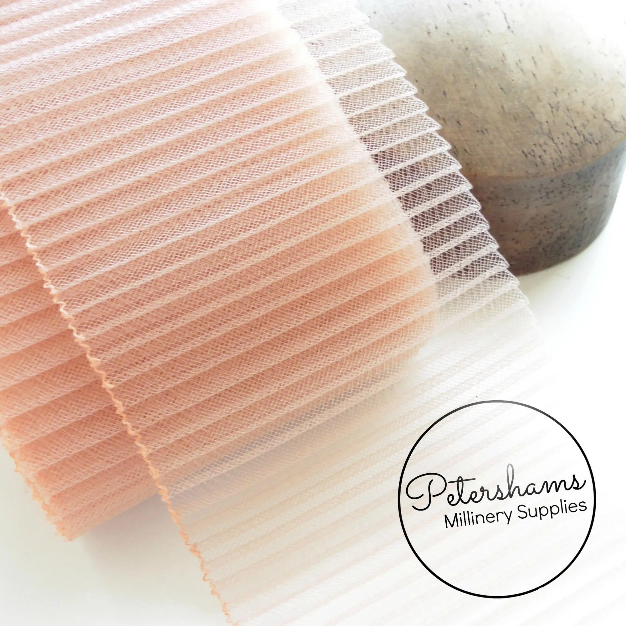15cm (6 inch) Wide Pleated Crinoline - 1m