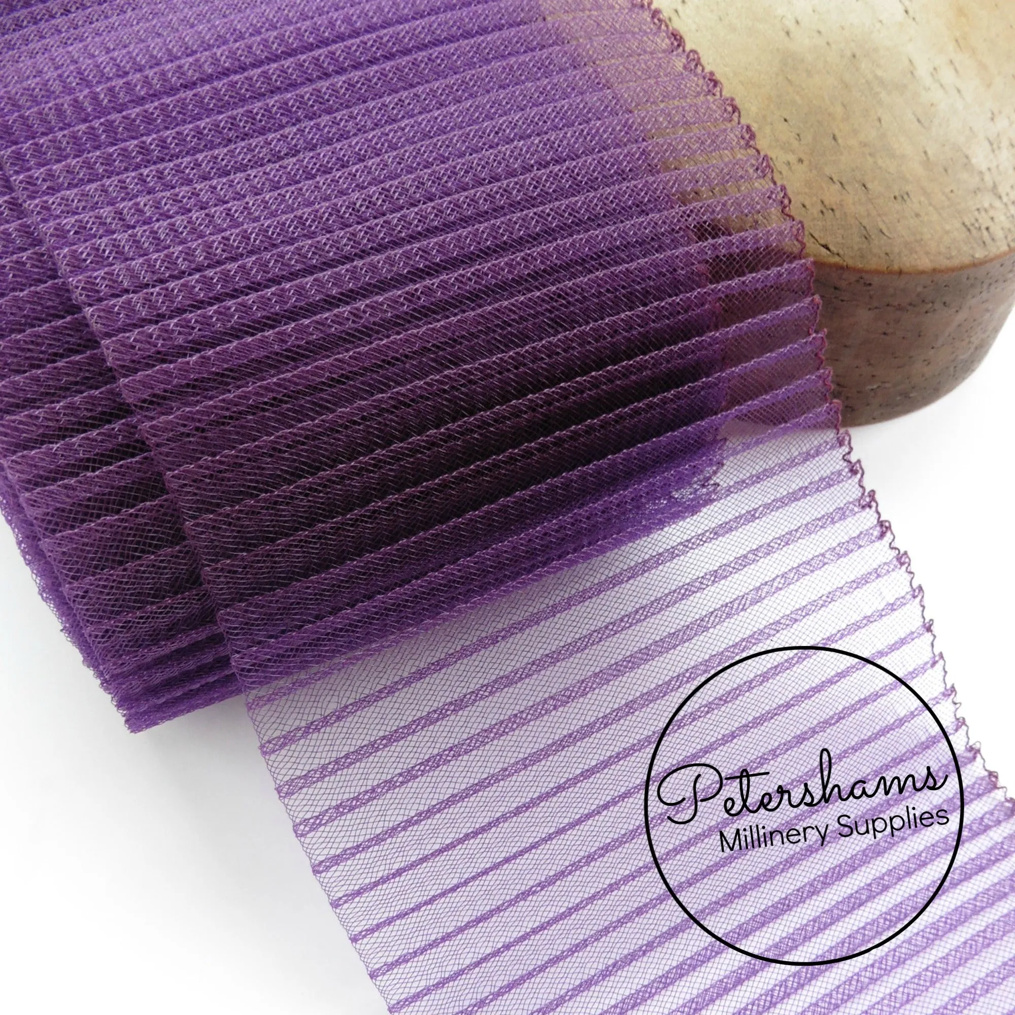15cm (6 inch) Wide Pleated Crinoline - 1m