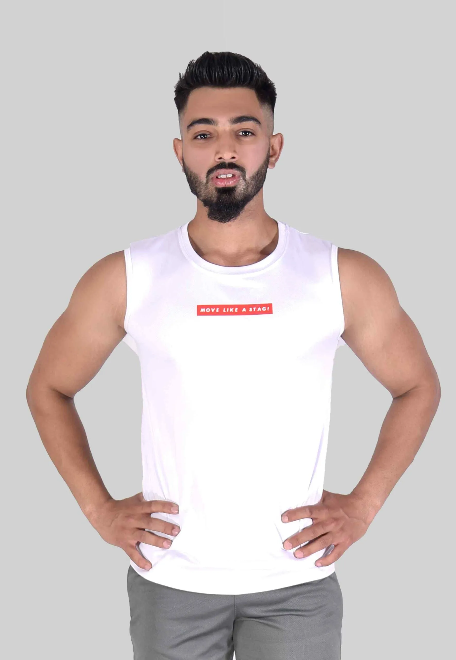 2.0 Dri-Fit Thunder Tank Top (White)