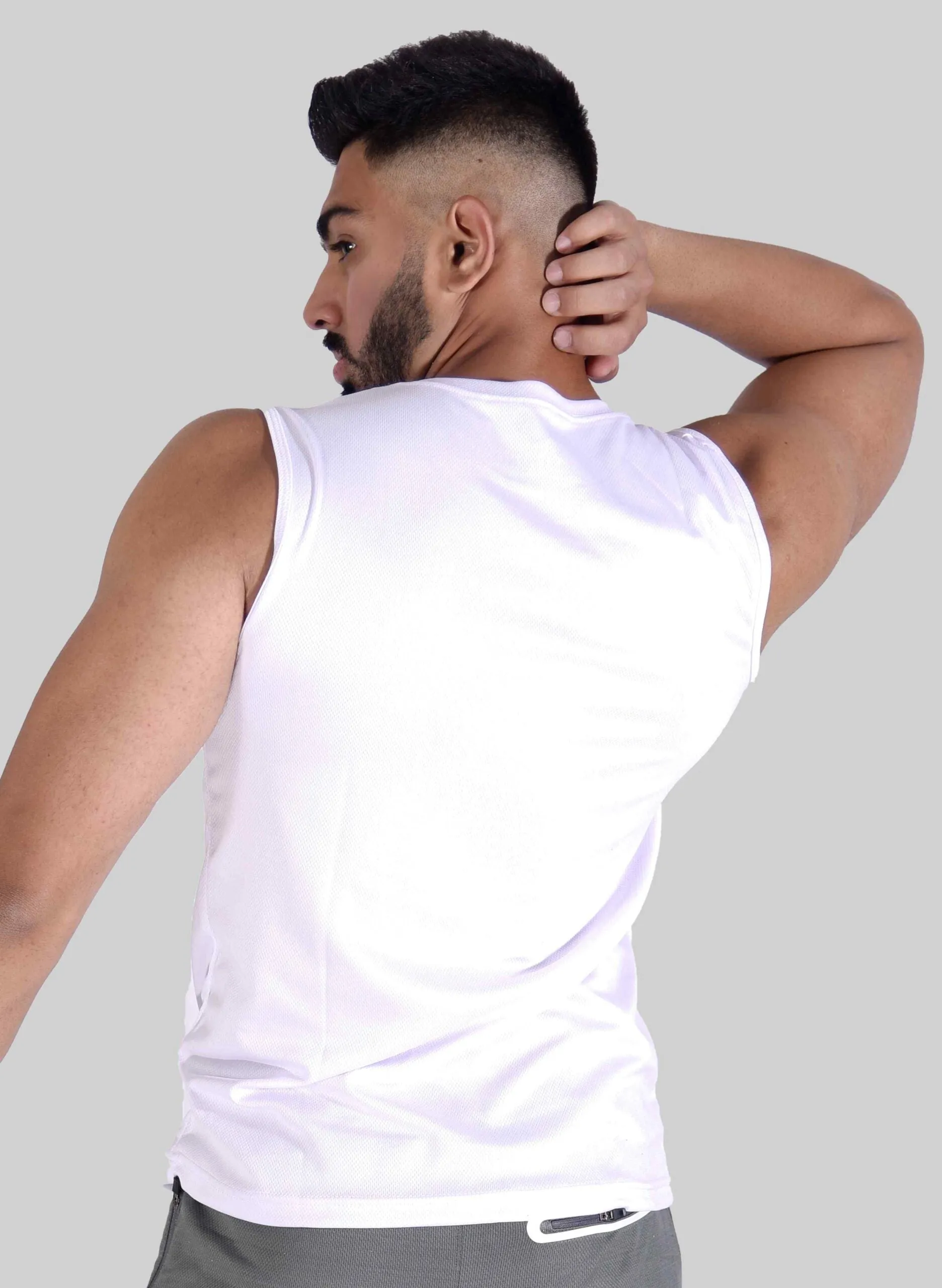 2.0 Dri-Fit Thunder Tank Top (White)