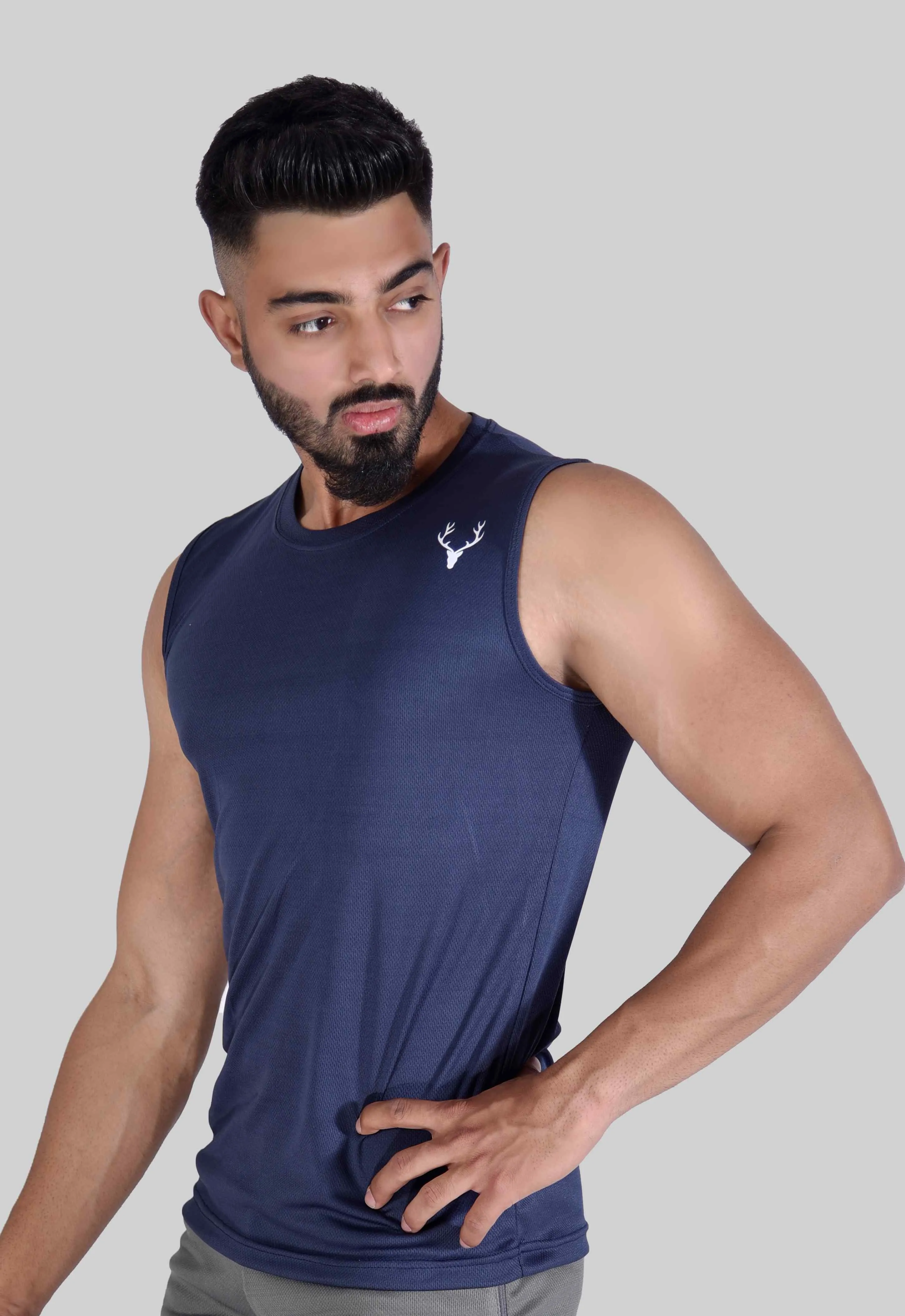 3.0 Dri-Fit Thunder Tank Top (Navy Blue)