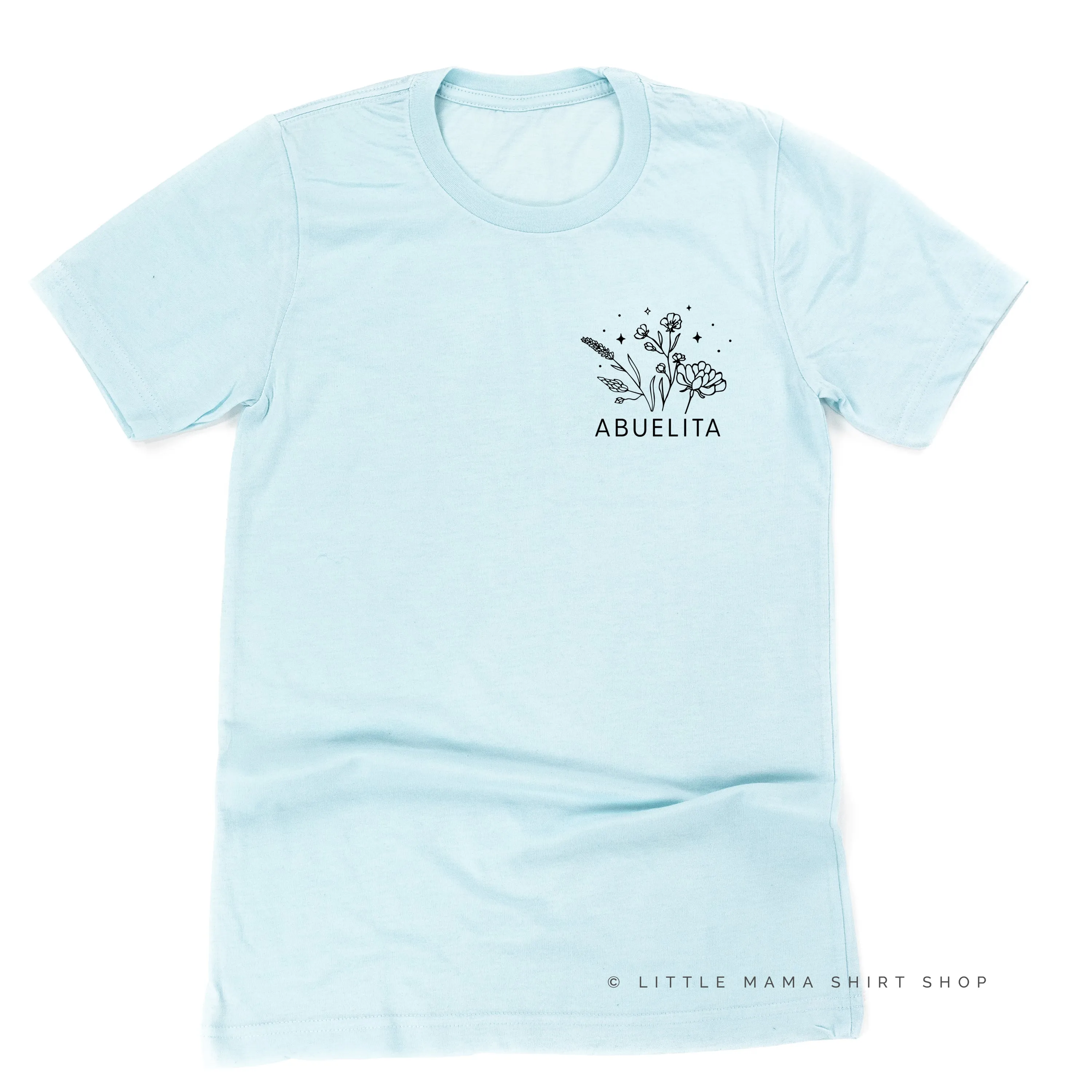 ABUELITA - Bouquet - Pocket Size ﻿- Unisex Tee