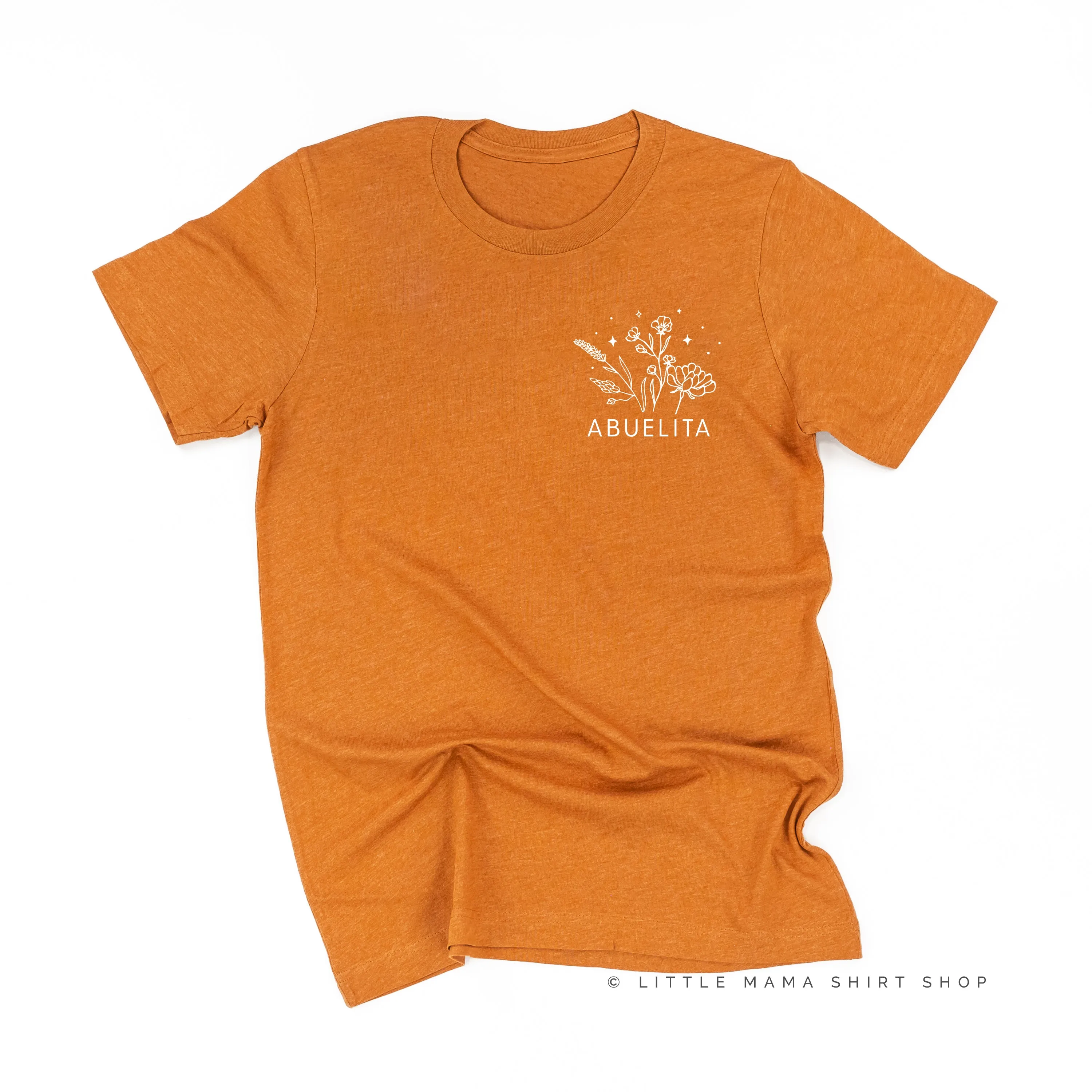 ABUELITA - Bouquet - Pocket Size ﻿- Unisex Tee