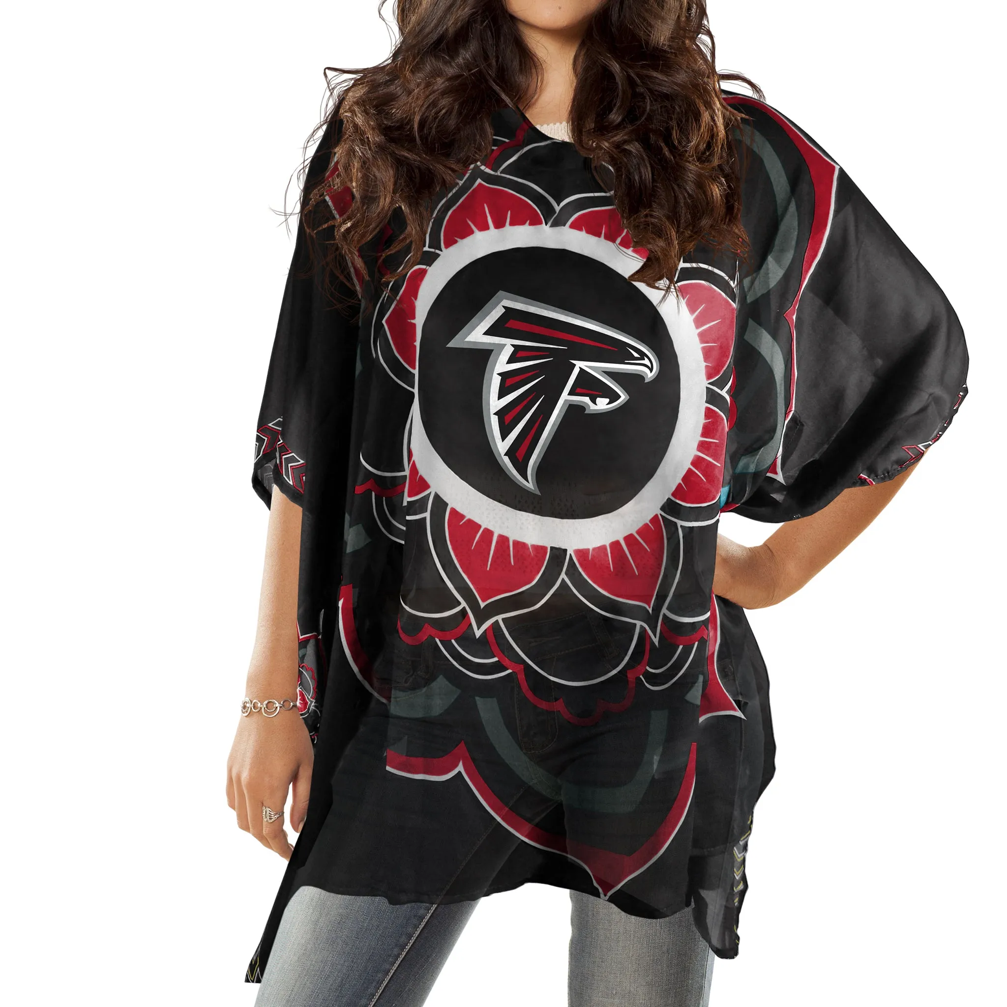 Atlanta Falcons Caftan Flower