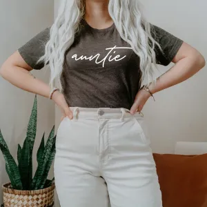 Auntie (Cursive) - Unisex Tee