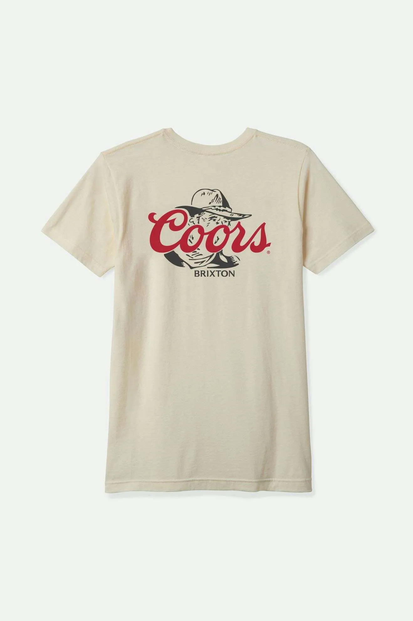 Brixton Coors Wayne S/S Standard T-Shirt - NATURAL