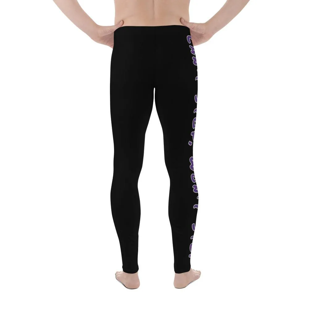 Can't Stop Men's Workout Leggings (Black)