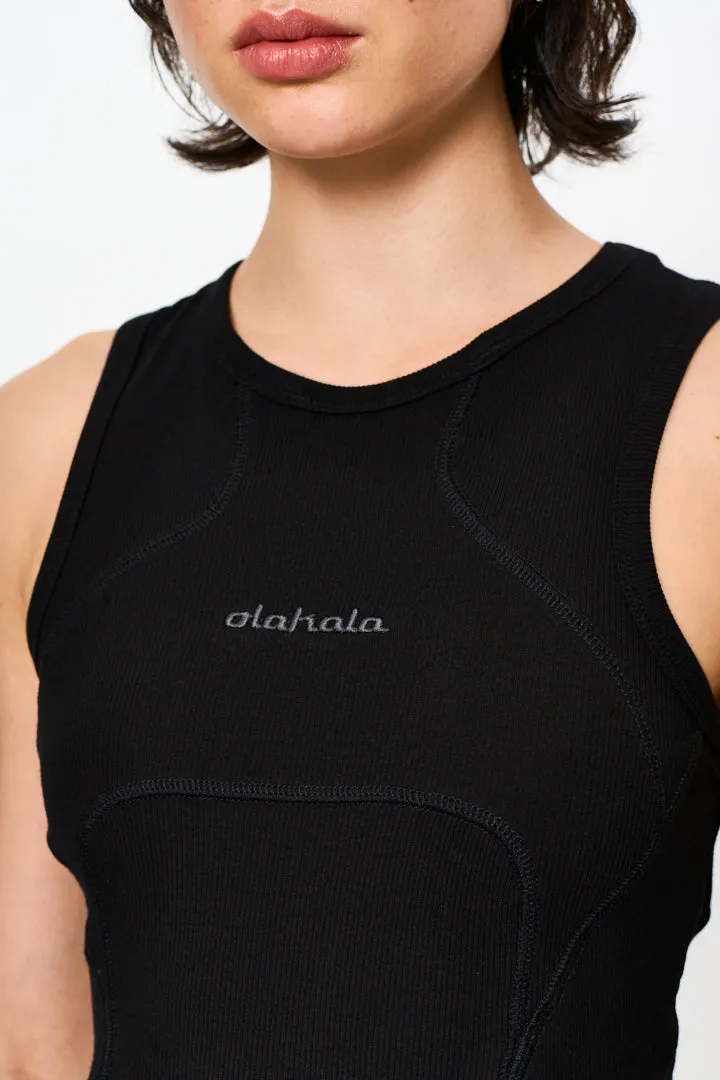 CC Anatomy Tanktop Cropped Black