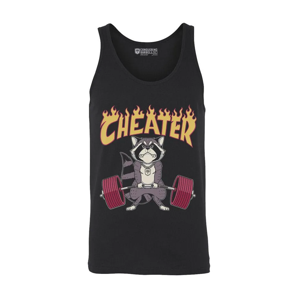 Cheater - Trash Panda Deadlift - Black tank top
