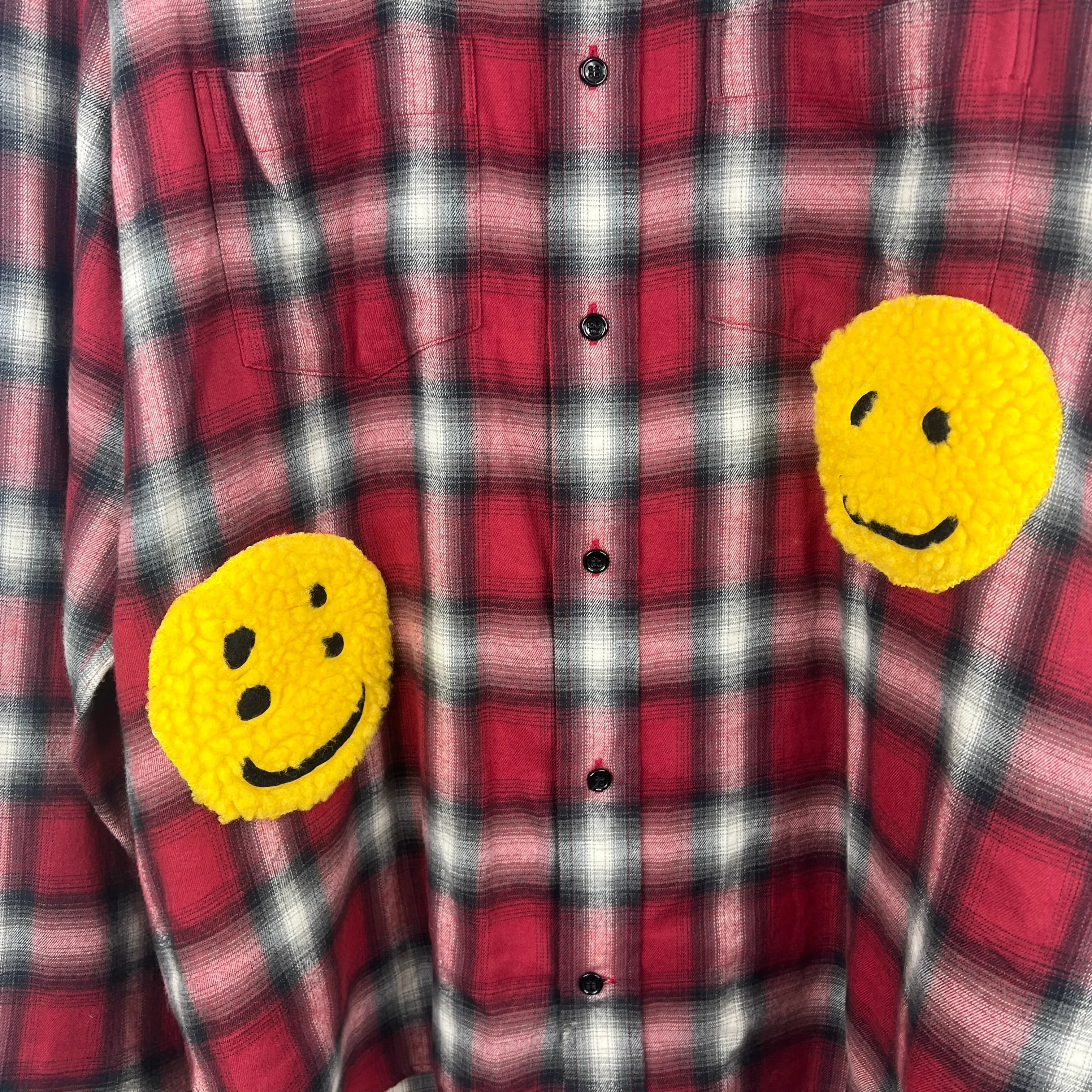CPFM Red Smiley Flannel