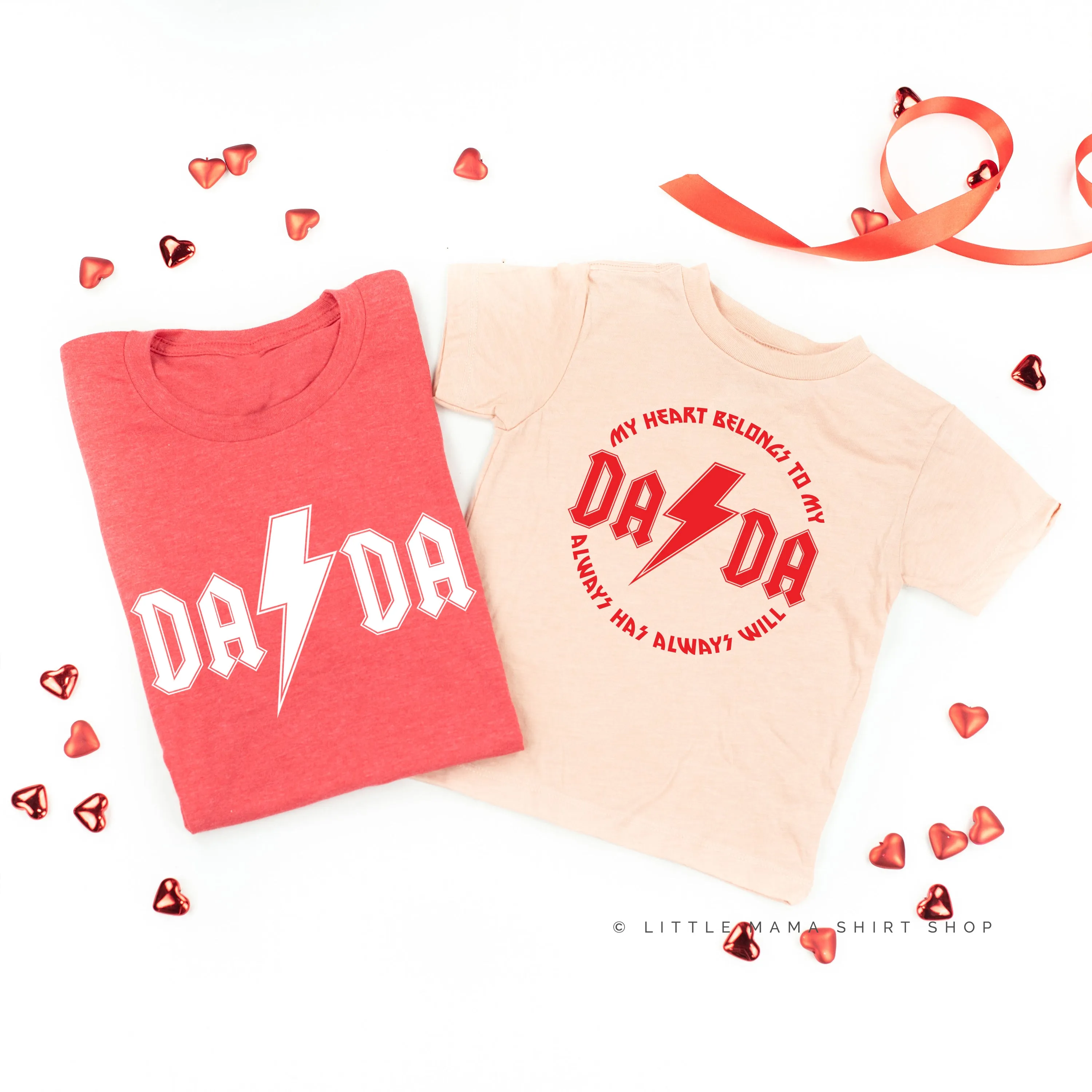 Dada - Band Tee / My Heart Belongs To My Dada - Set of 2 Tees