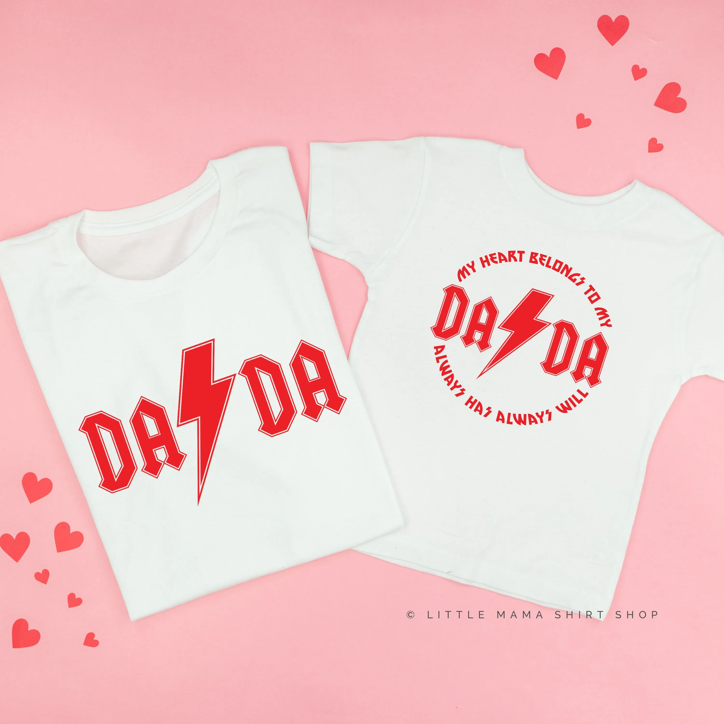 Dada - Band Tee / My Heart Belongs To My Dada - Set of 2 Tees