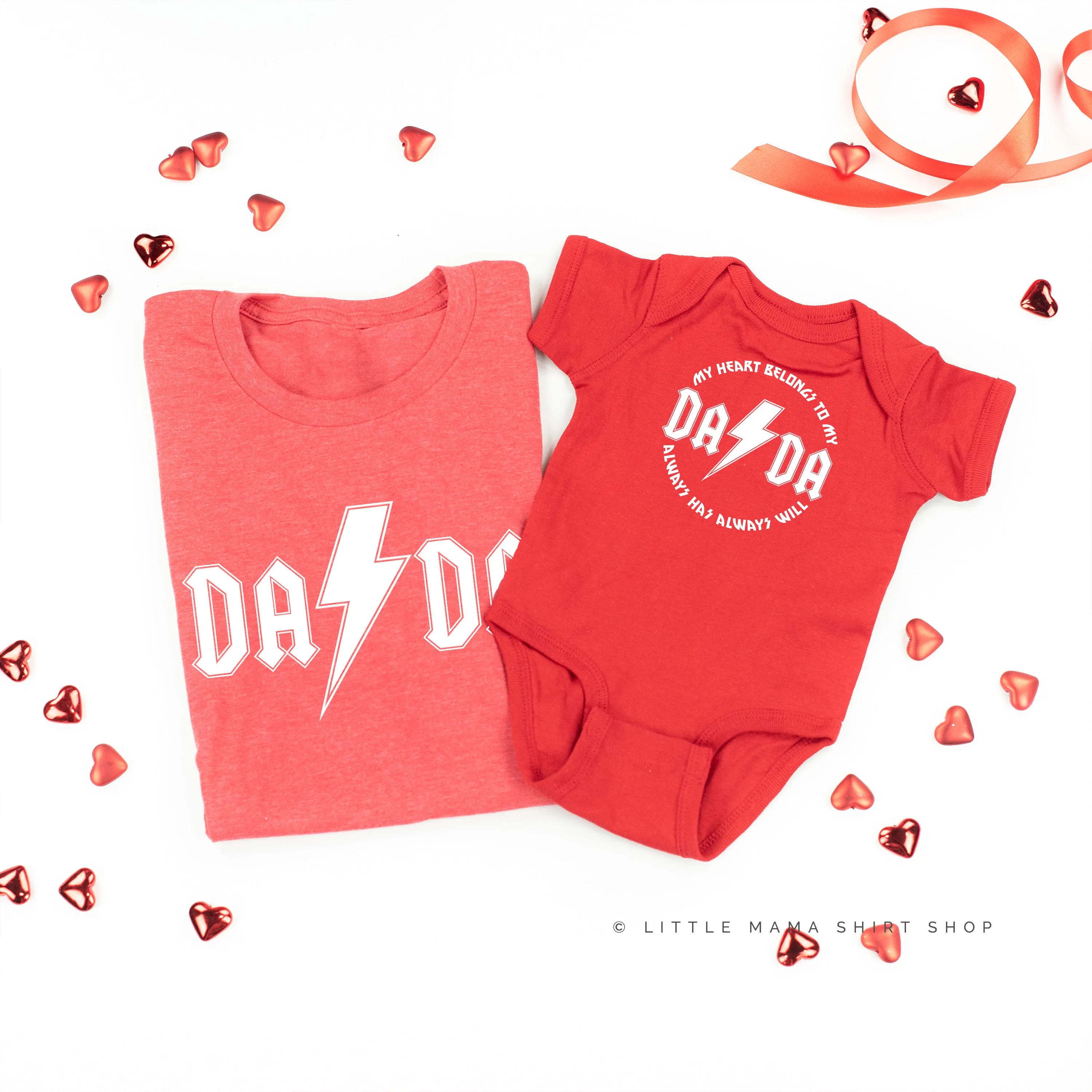 Dada - Band Tee / My Heart Belongs To My Dada - Set of 2 Tees