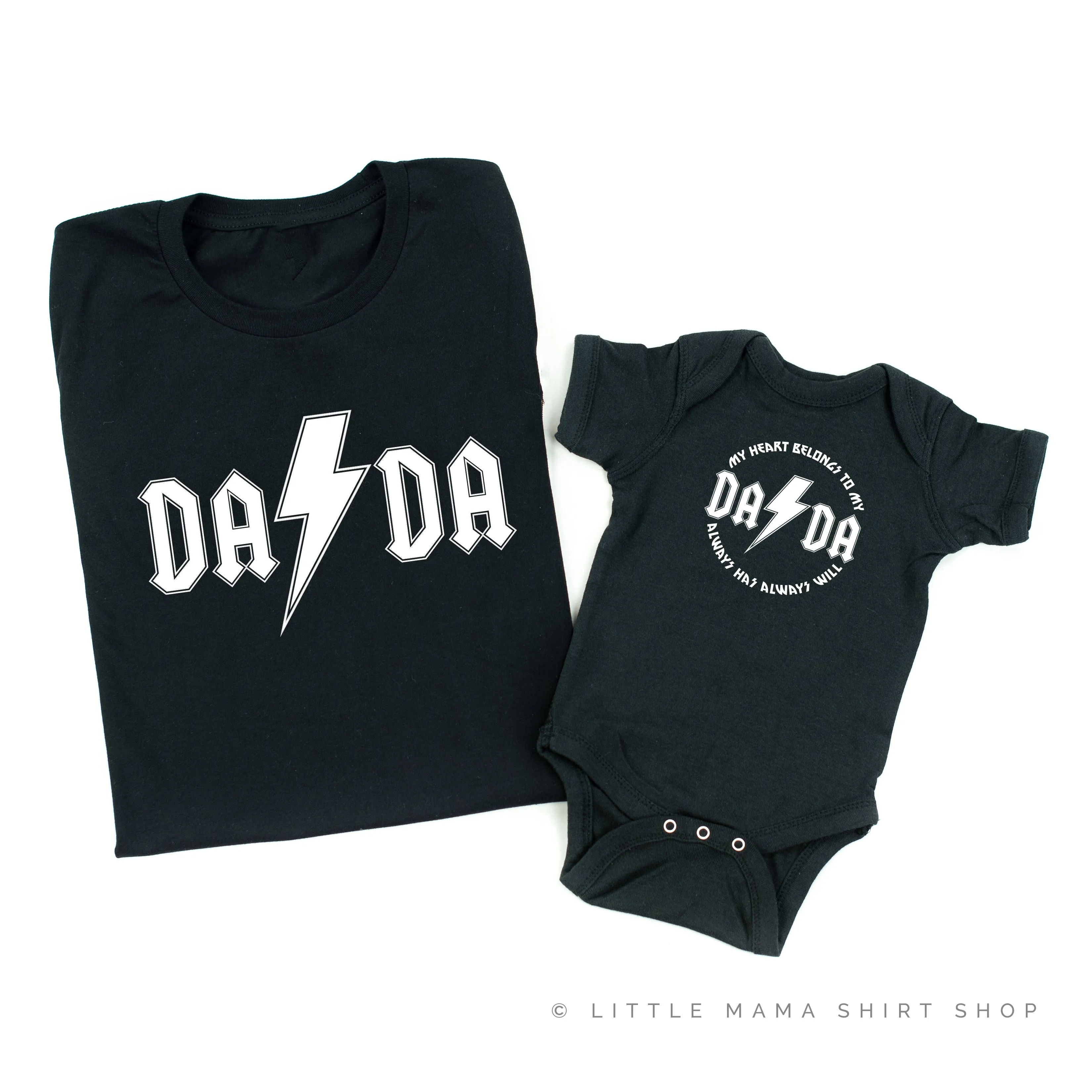 Dada - Band Tee / My Heart Belongs To My Dada - Set of 2 Tees