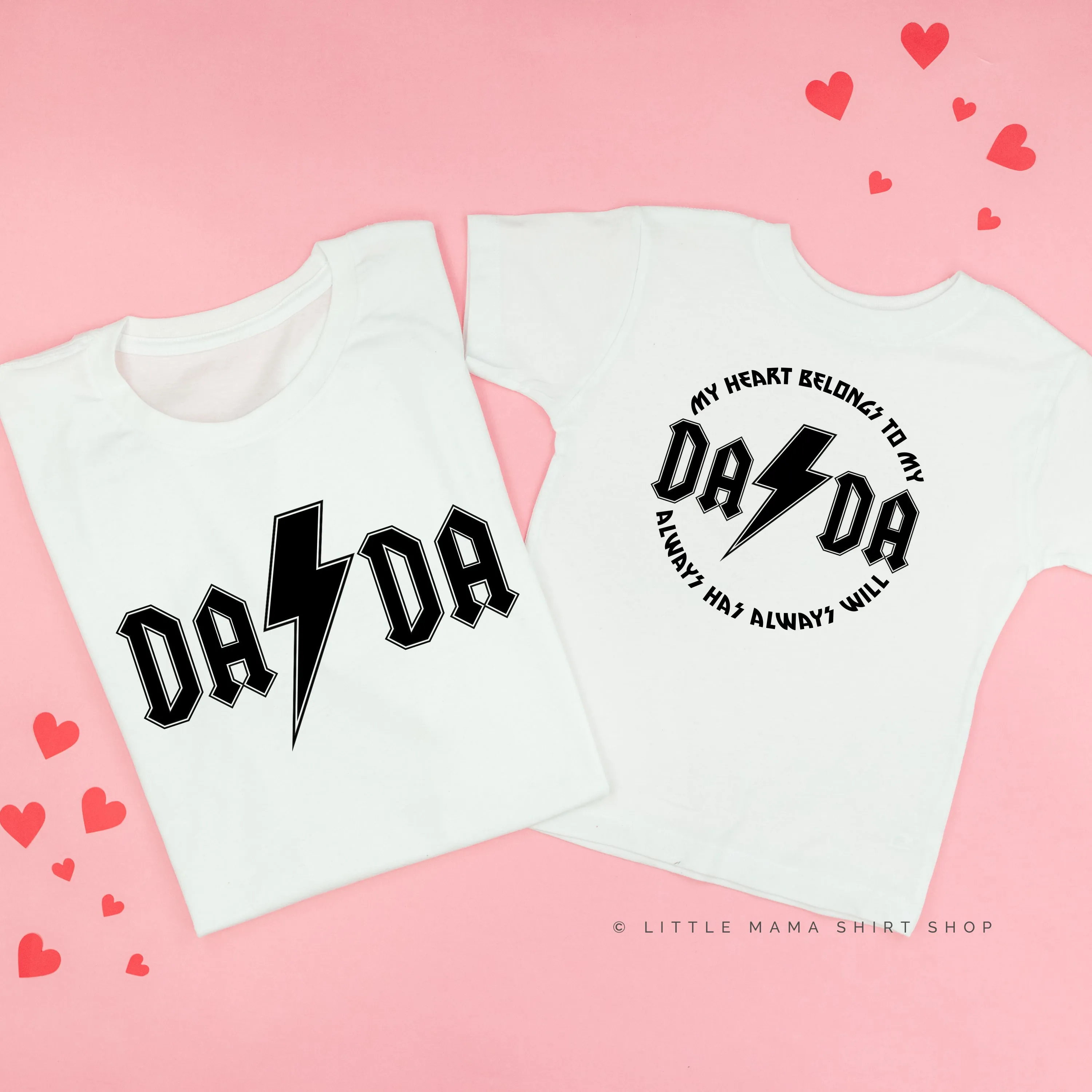 Dada - Band Tee / My Heart Belongs To My Dada - Set of 2 Tees