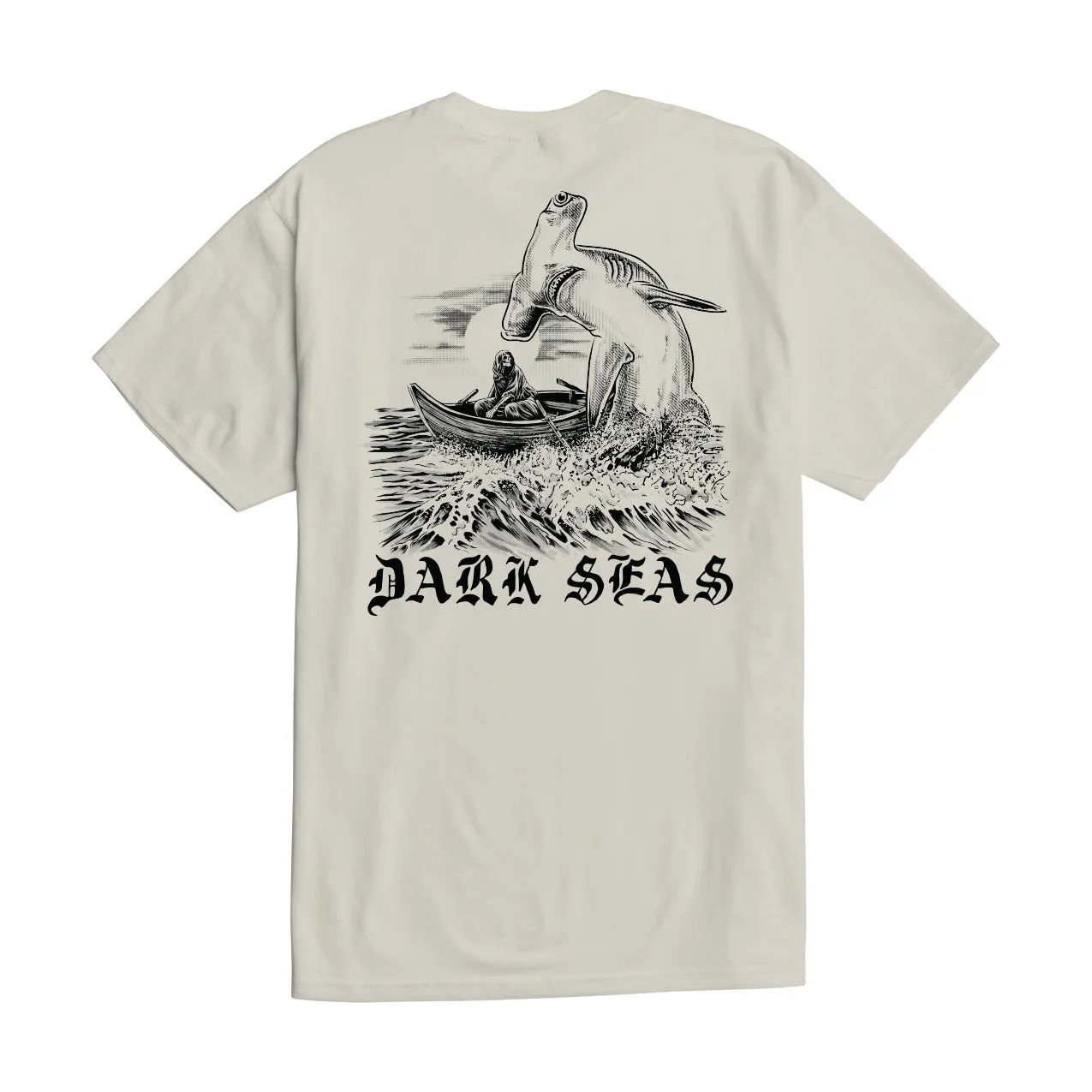 Dark Seas HAMMERHEAD STOCK T-SHIRT - CREAM