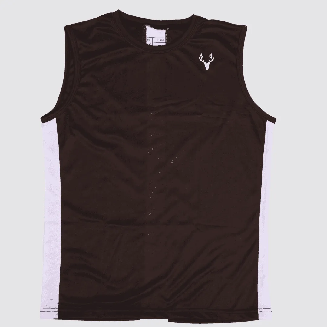 Dri-Fit Tanktop (BROWN & WHITE)