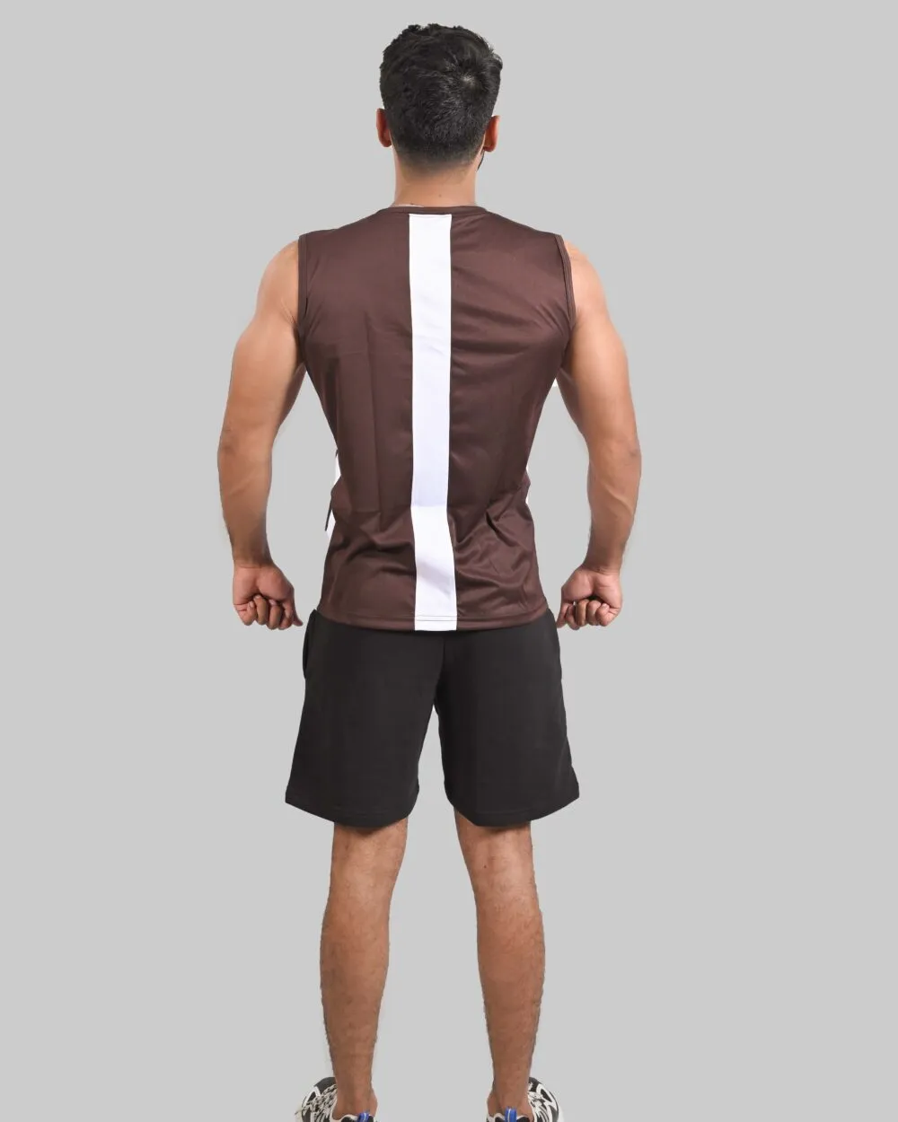 Dri-Fit Tanktop (BROWN & WHITE)
