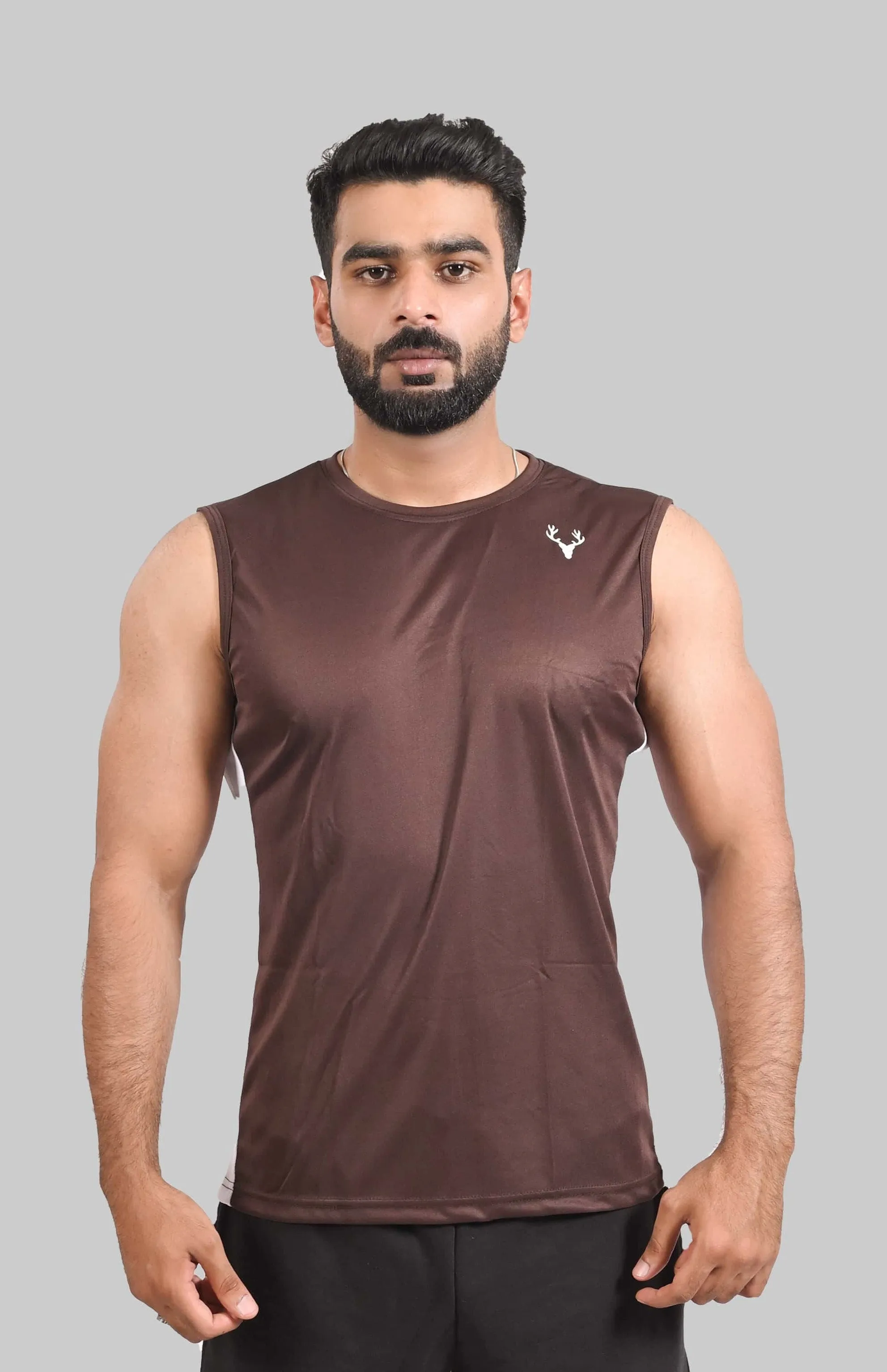 Dri-Fit Tanktop (BROWN & WHITE)