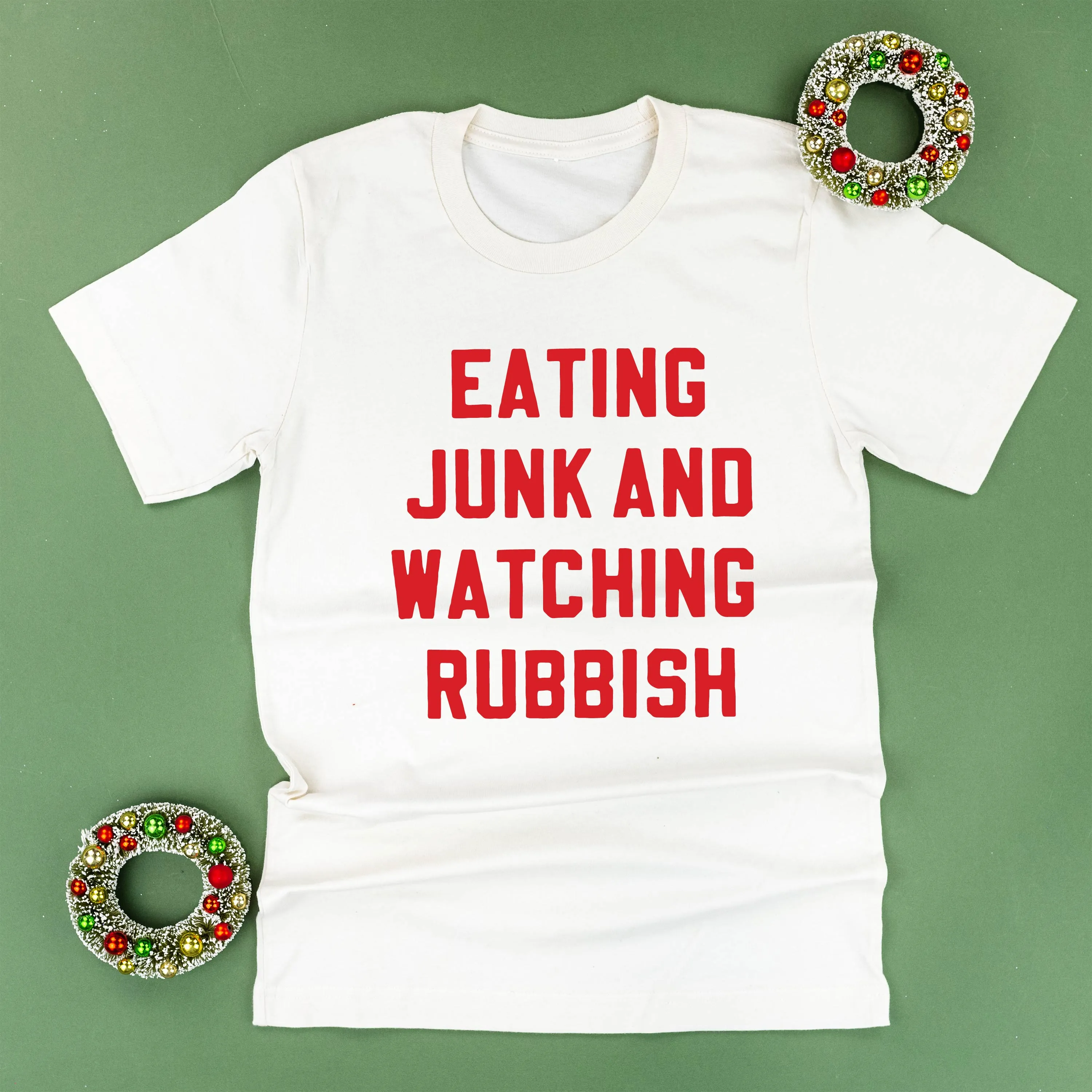 Eating Junk And Watching Rubbish - Unisex Tee