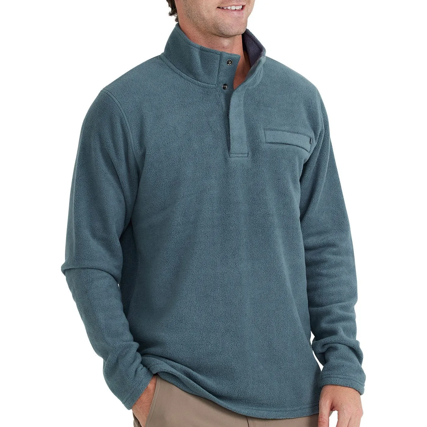 Free Fly Bamboo Polar Fleece Snap Pullover