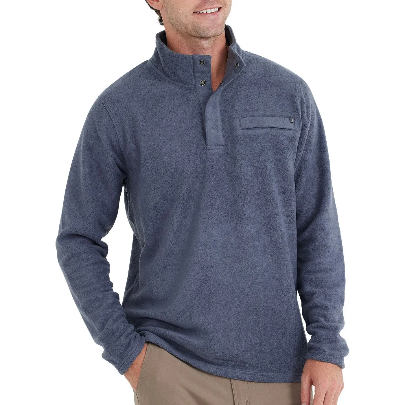 Free Fly Bamboo Polar Fleece Snap Pullover