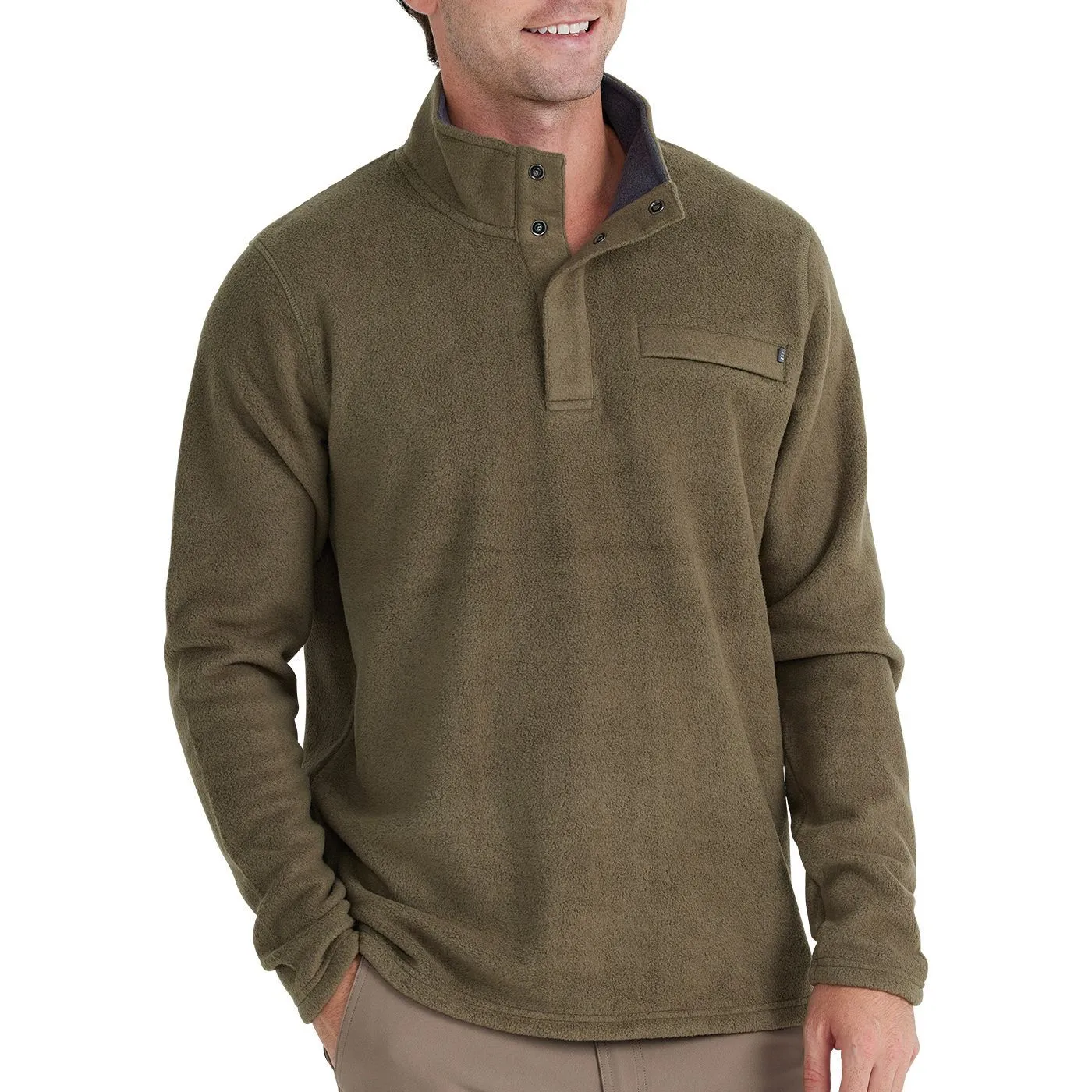 Free Fly Bamboo Polar Fleece Snap Pullover