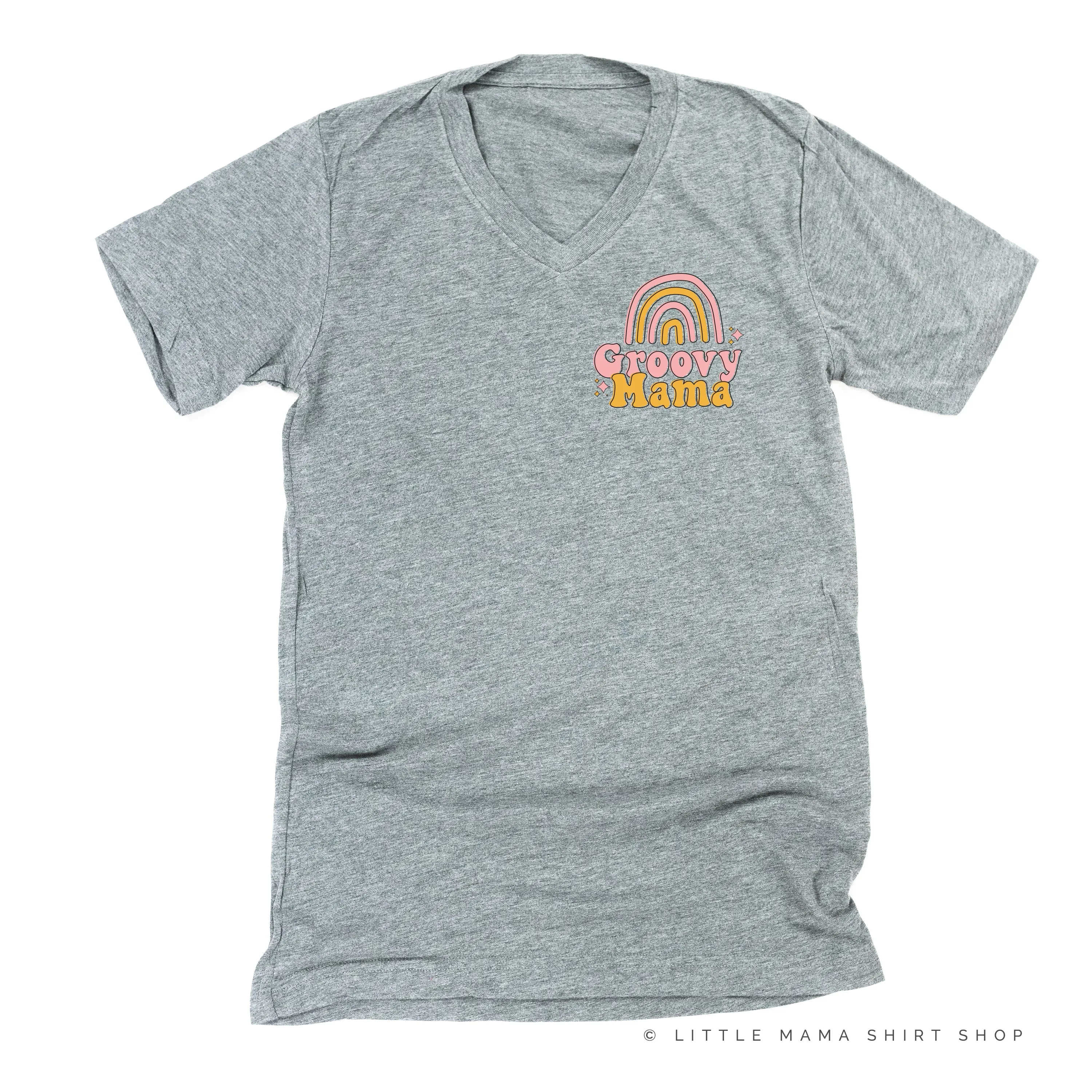 GROOVY MAMA - RAINBOW - Unisex Tee