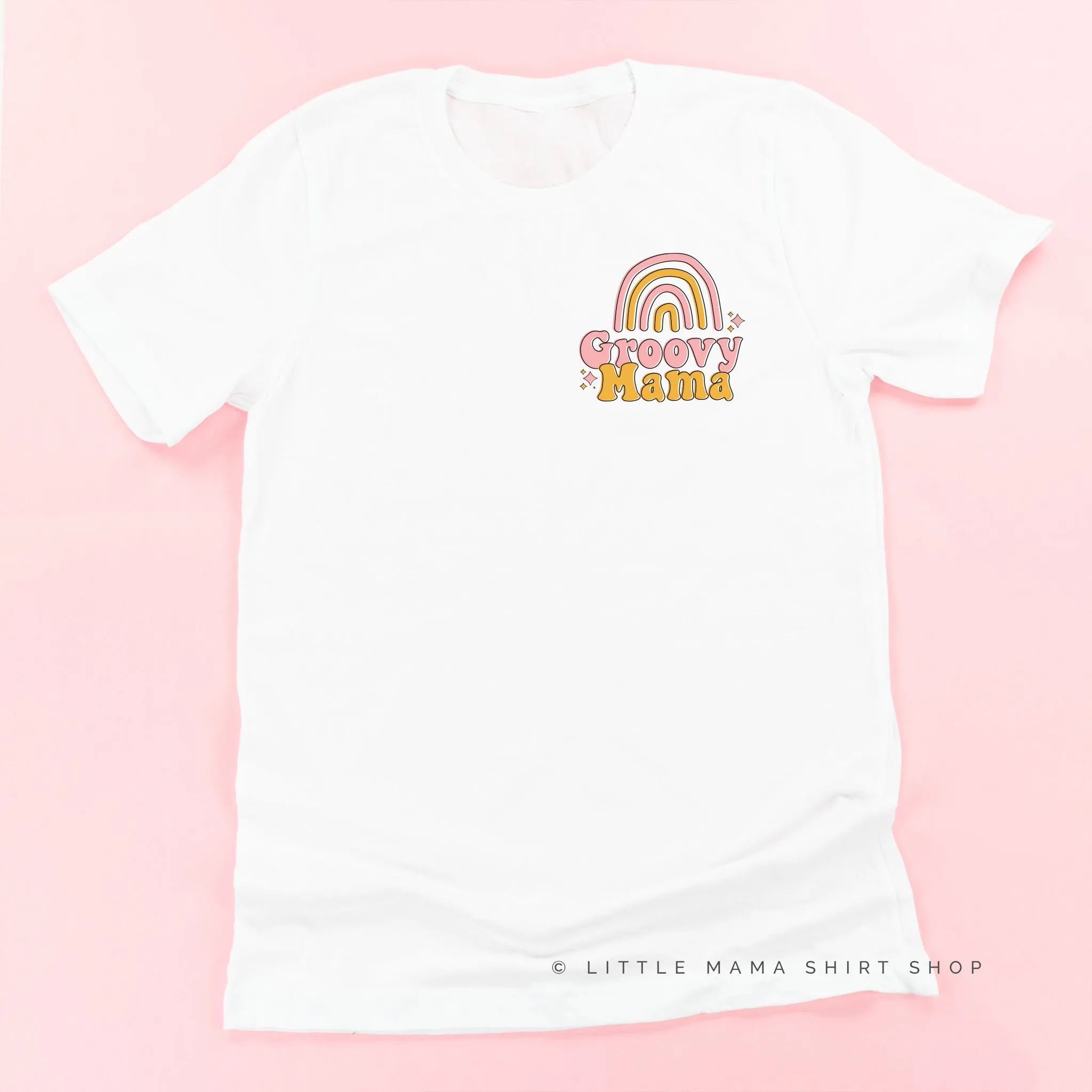 GROOVY MAMA - RAINBOW - Unisex Tee