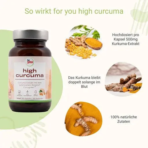 High absorption curcumin, FOR YOU high curcuma capsules