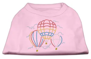 Hot Air Balloon Rhinestone Shirts Light Pink S (10)