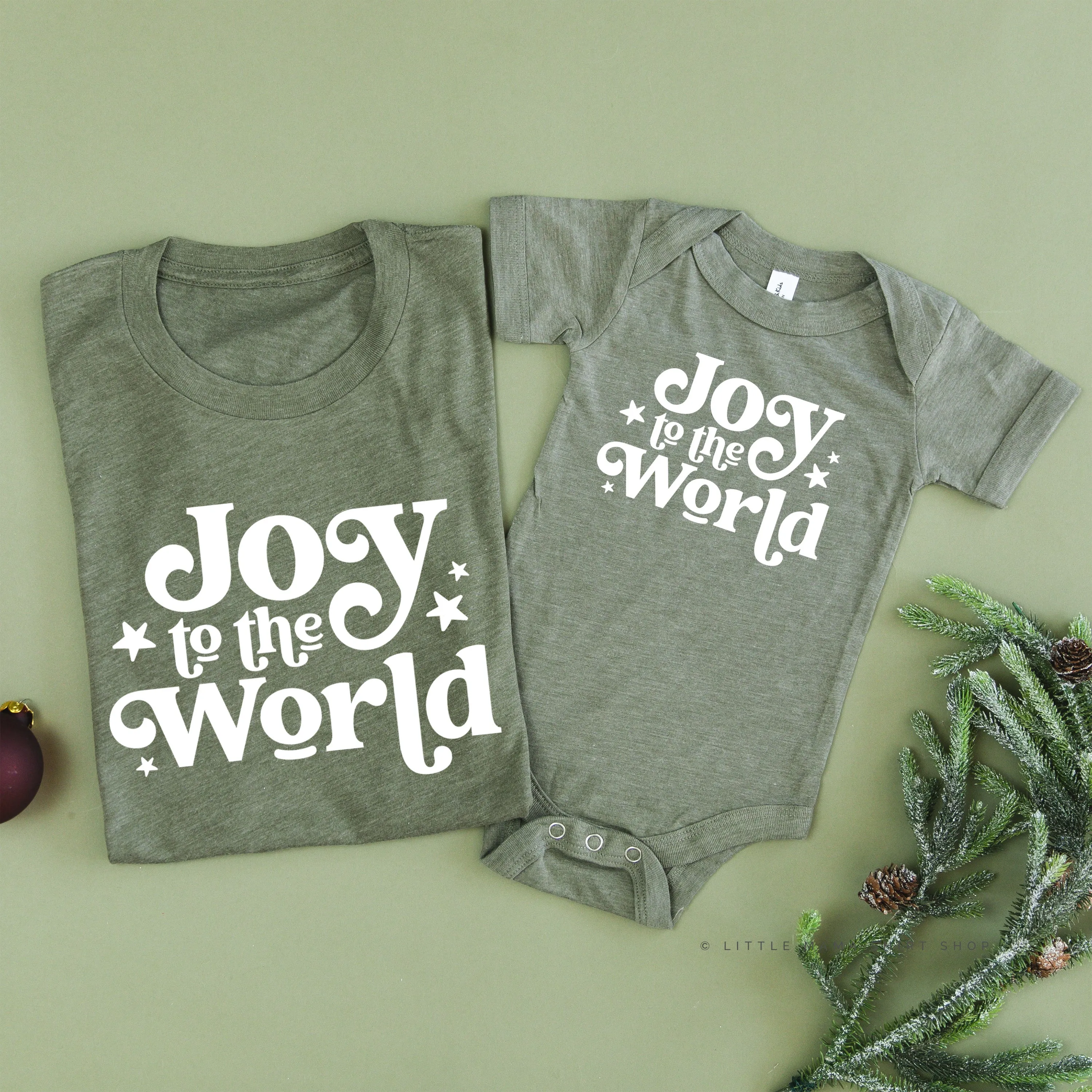 Joy To The World - Set of 2 Unisex Tees