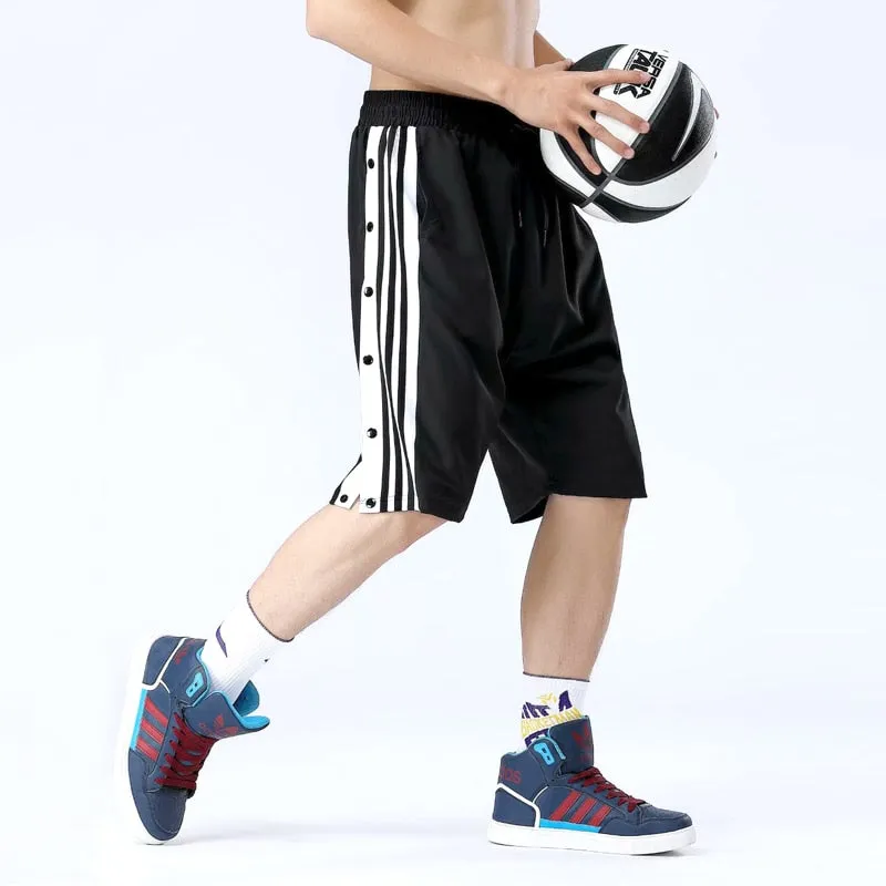 Men's Running Short Pants Fitness Sports Athletics Sweatpants Male Tennis Basketball Soccer Training Scanties Dry Fit Breathable