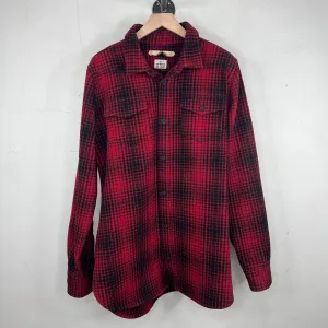 Off White Red/Black Flannel