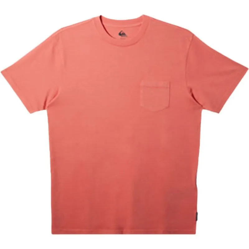Quiksilver Salt Water Pocket Tee T-Shirt - SPICED CORAL