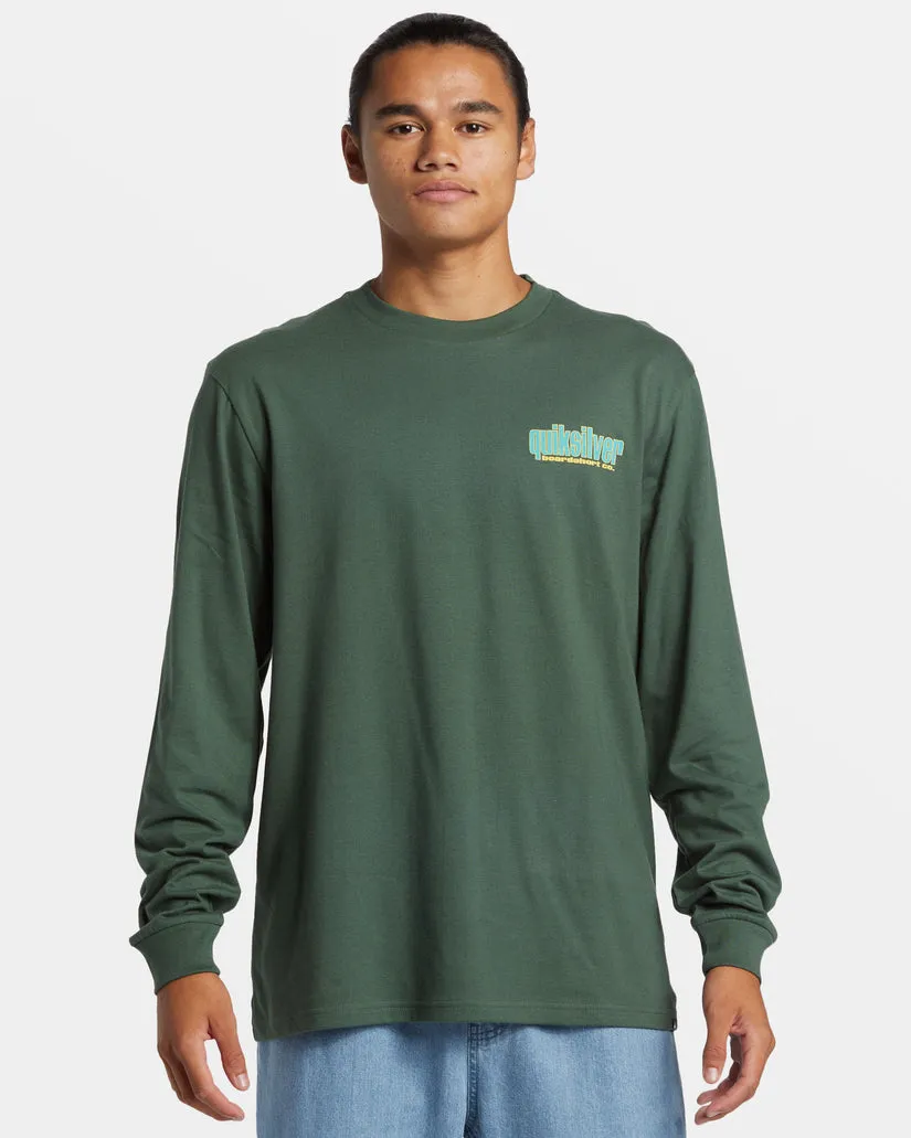 Quiksilver Three Tree Long Sleeve T-Shirt - FOREST
