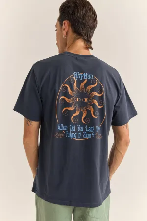 Rhythm Sun Vintage Ss T-Shirt - VINTAGE NAVY