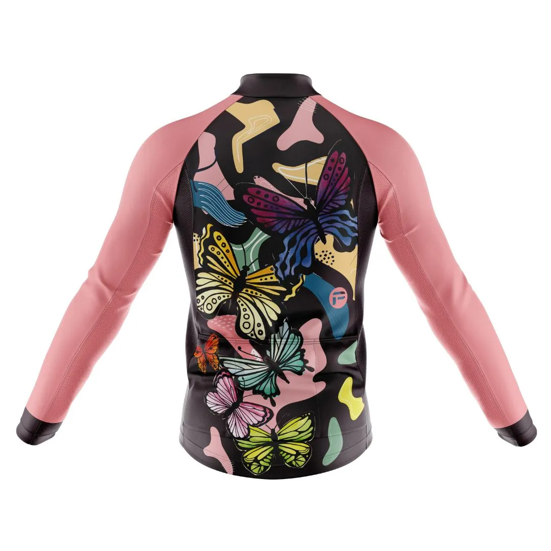 Riding with Butterflies | Women's Long Sleeve Cycling Set