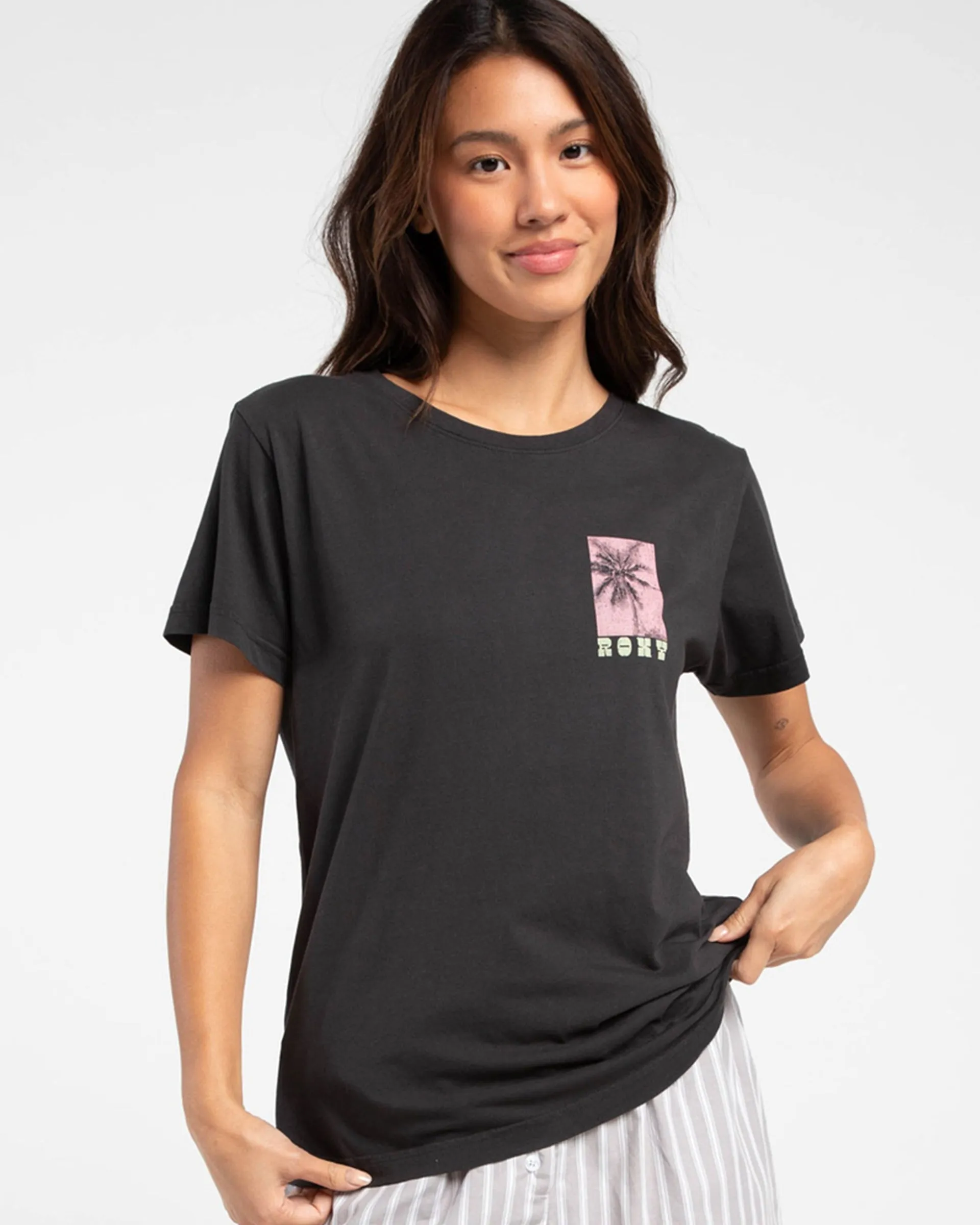 Roxy Polaroid S/S T-Shirt - PHANTOM