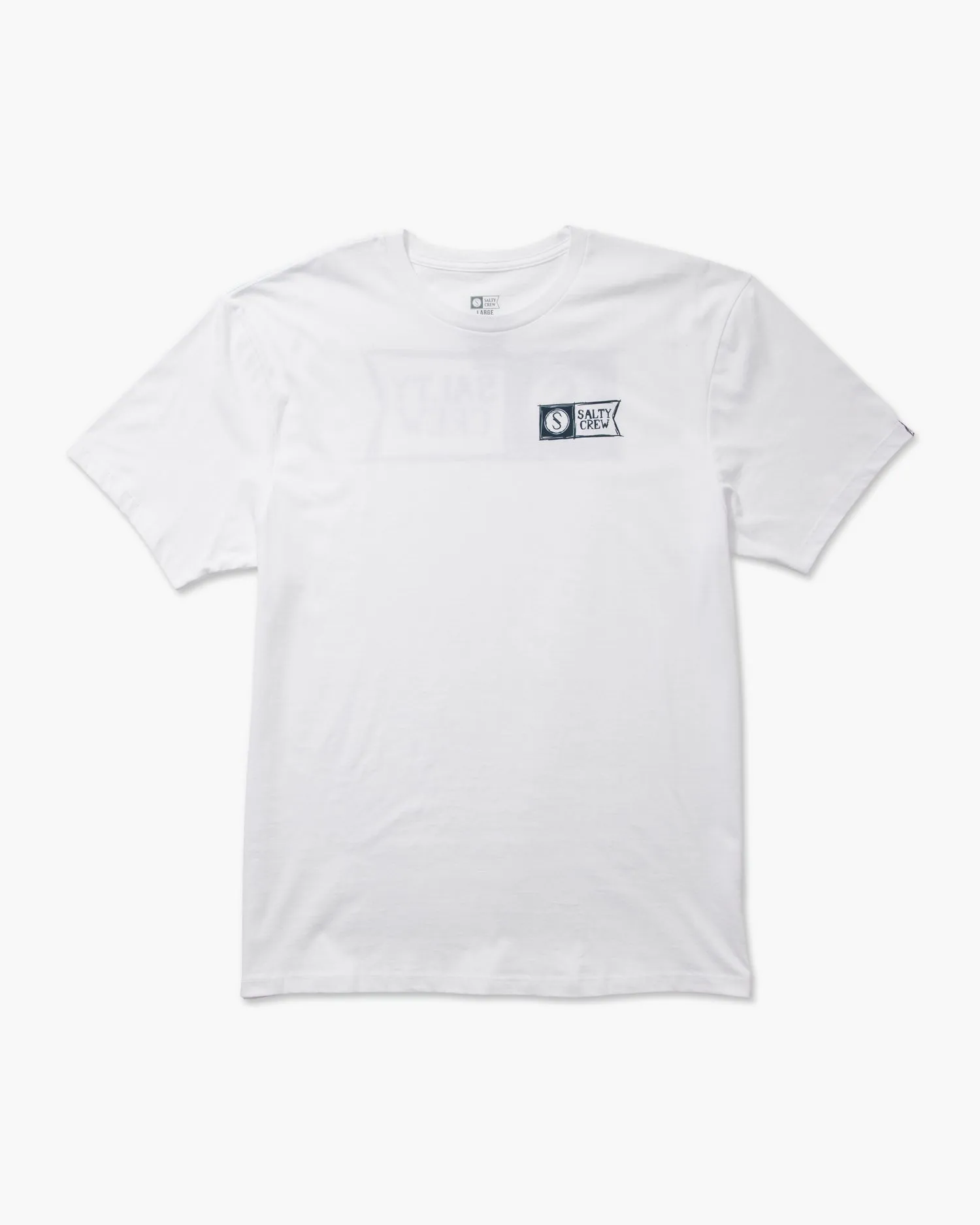 Salty Crew Sketchy Alpha S/S Premium Tee - WHITE