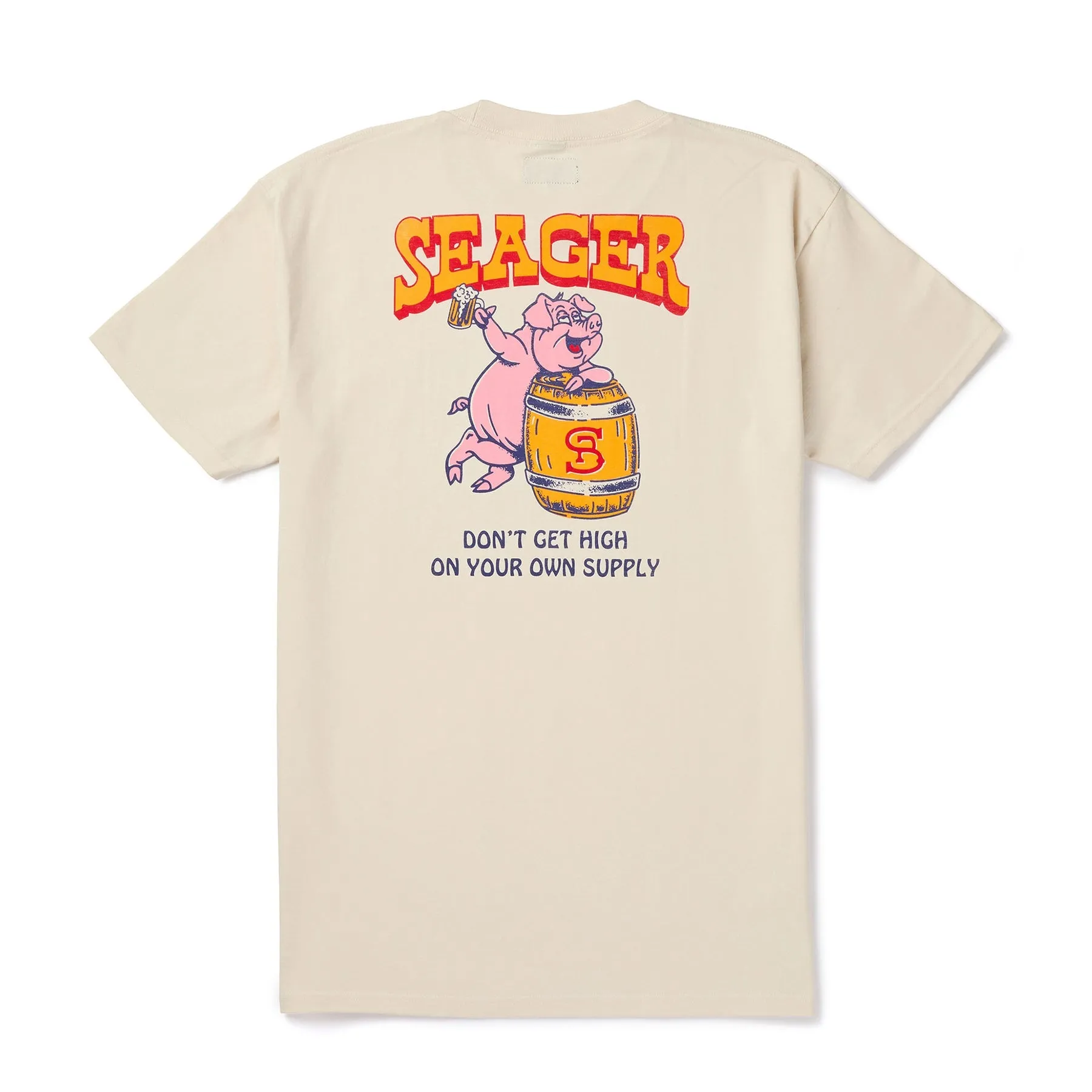 SEAGER Hog High Tee - VINTAGE WHITE