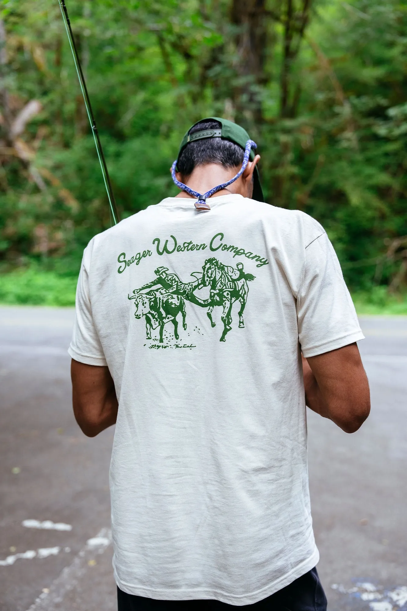 SEAGER Los Rios Tee - VINTAGE WHITE