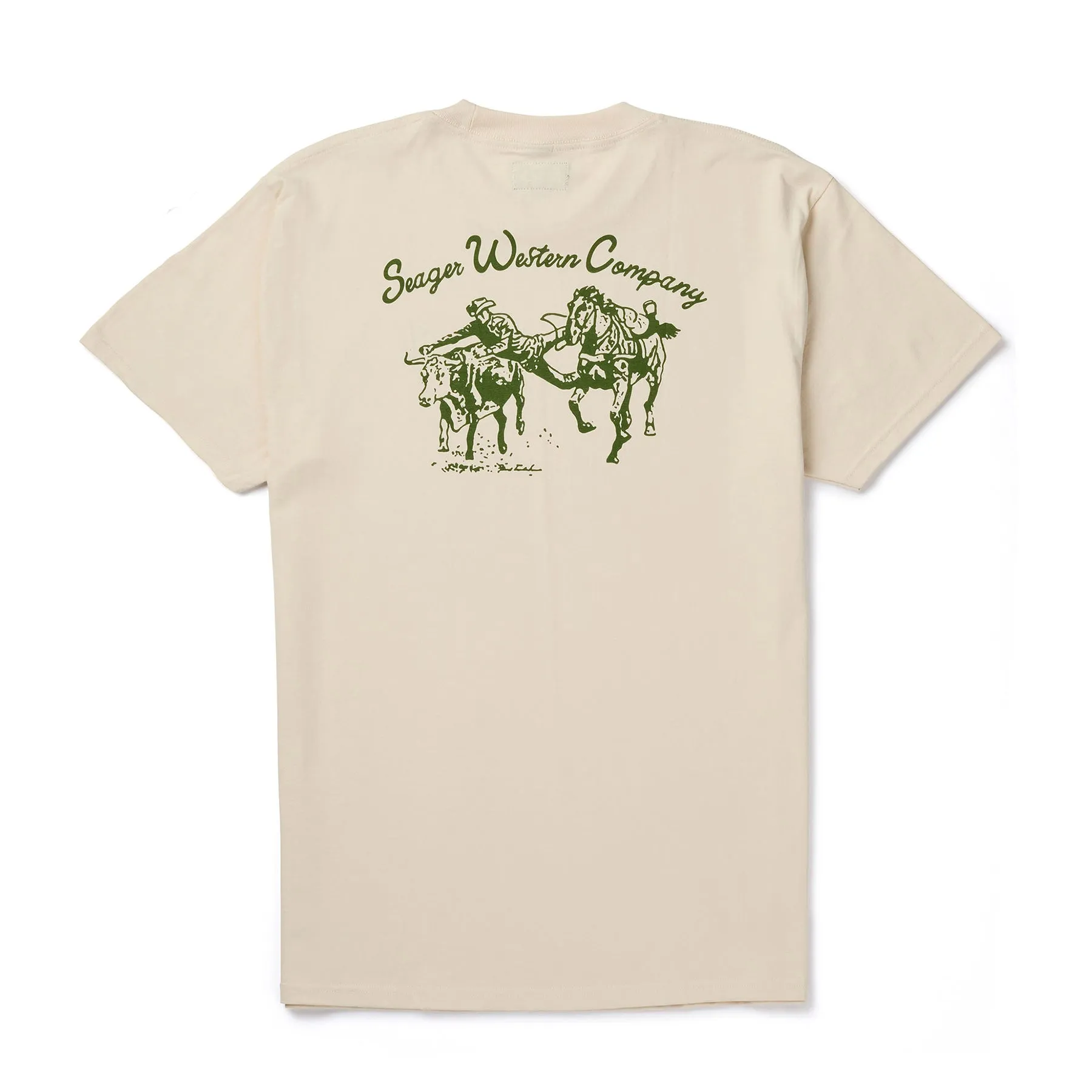 SEAGER Los Rios Tee - VINTAGE WHITE