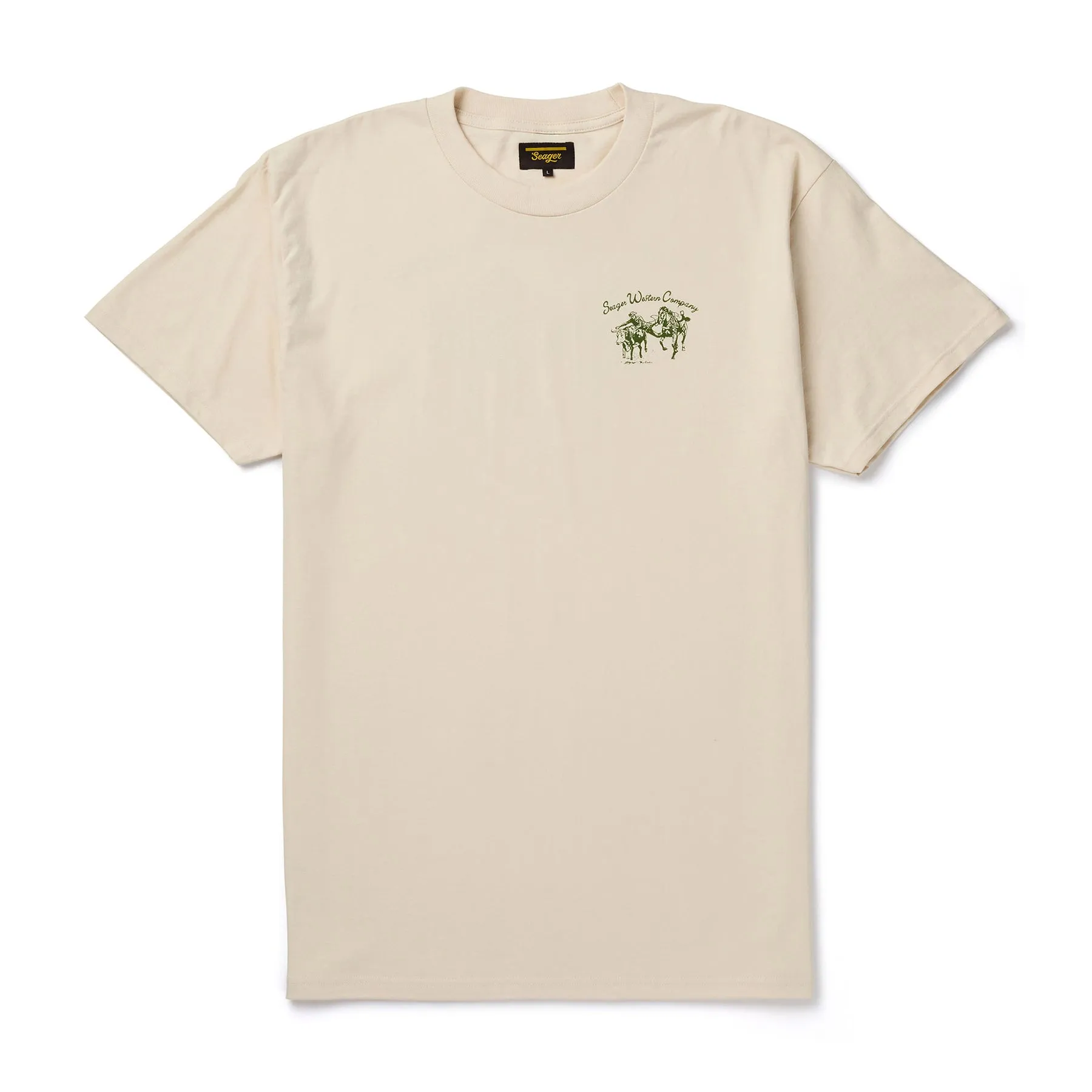 SEAGER Los Rios Tee - VINTAGE WHITE