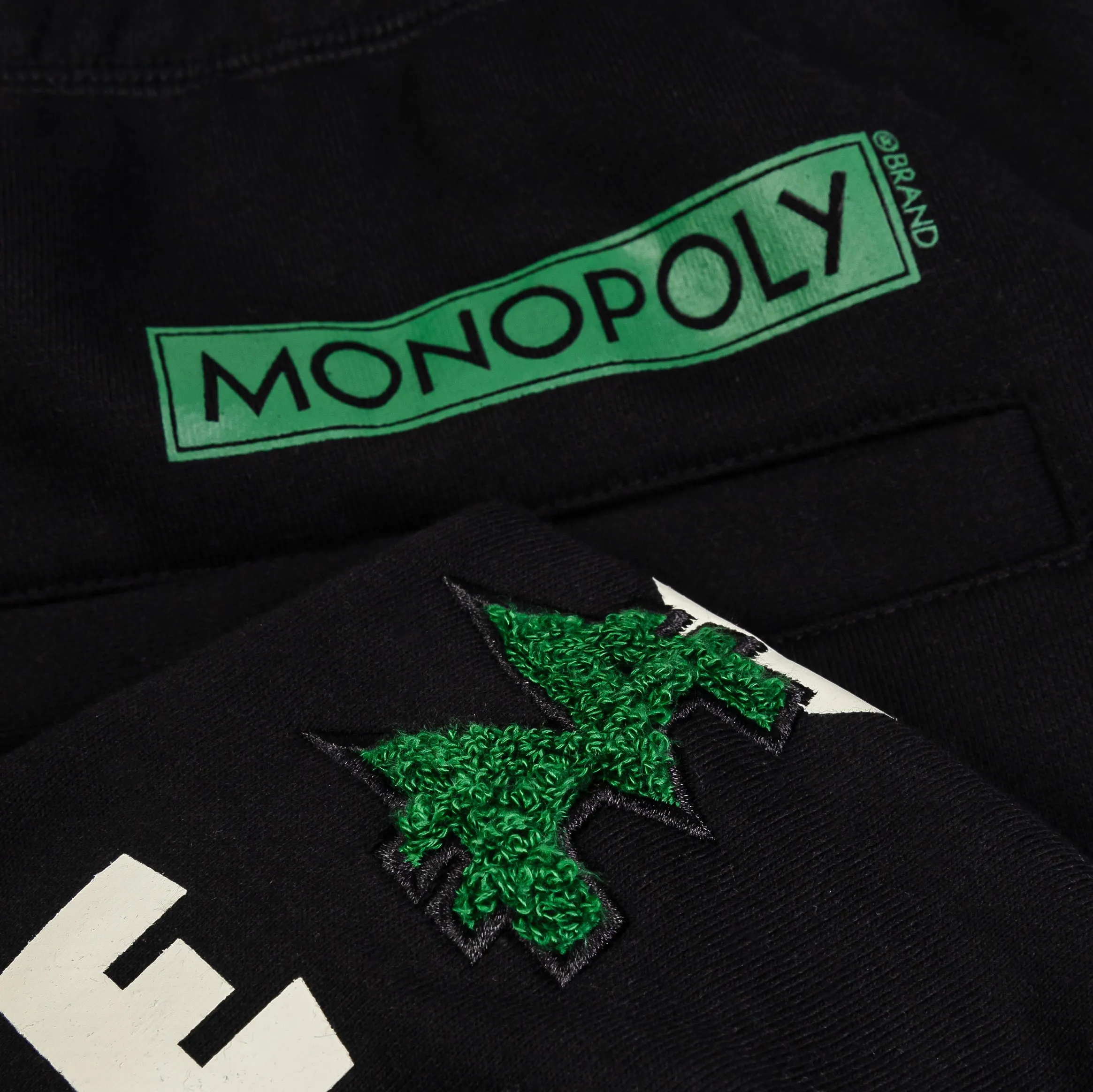 SP x Monopoly Make Money Not Friends Joggers Mens Pants (Black/Green)