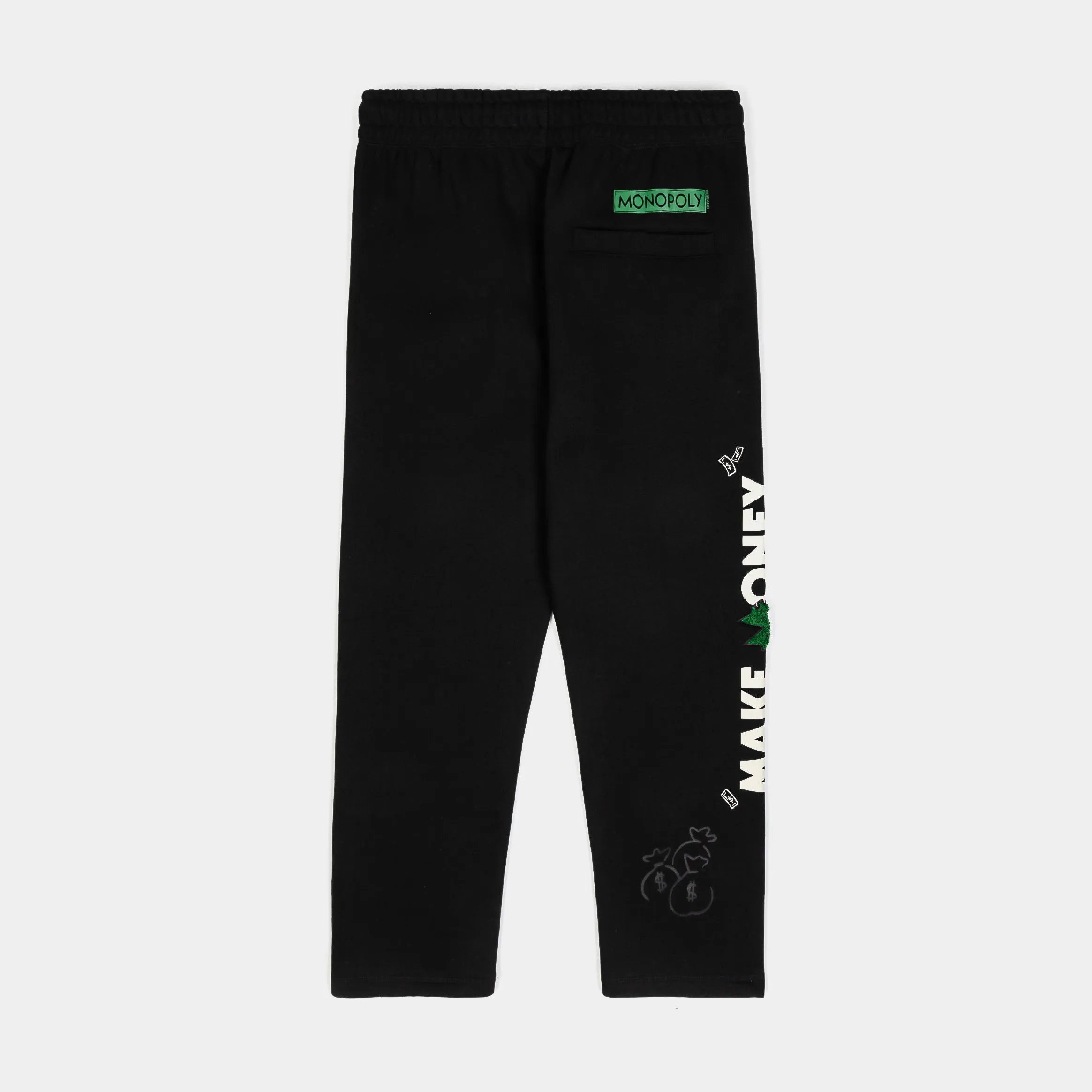 SP x Monopoly Make Money Not Friends Joggers Mens Pants (Black/Green)