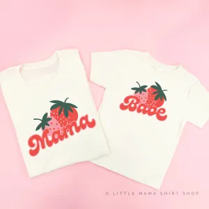 Strawberries - Mama/Babe - Set of 2 Matching Shirts